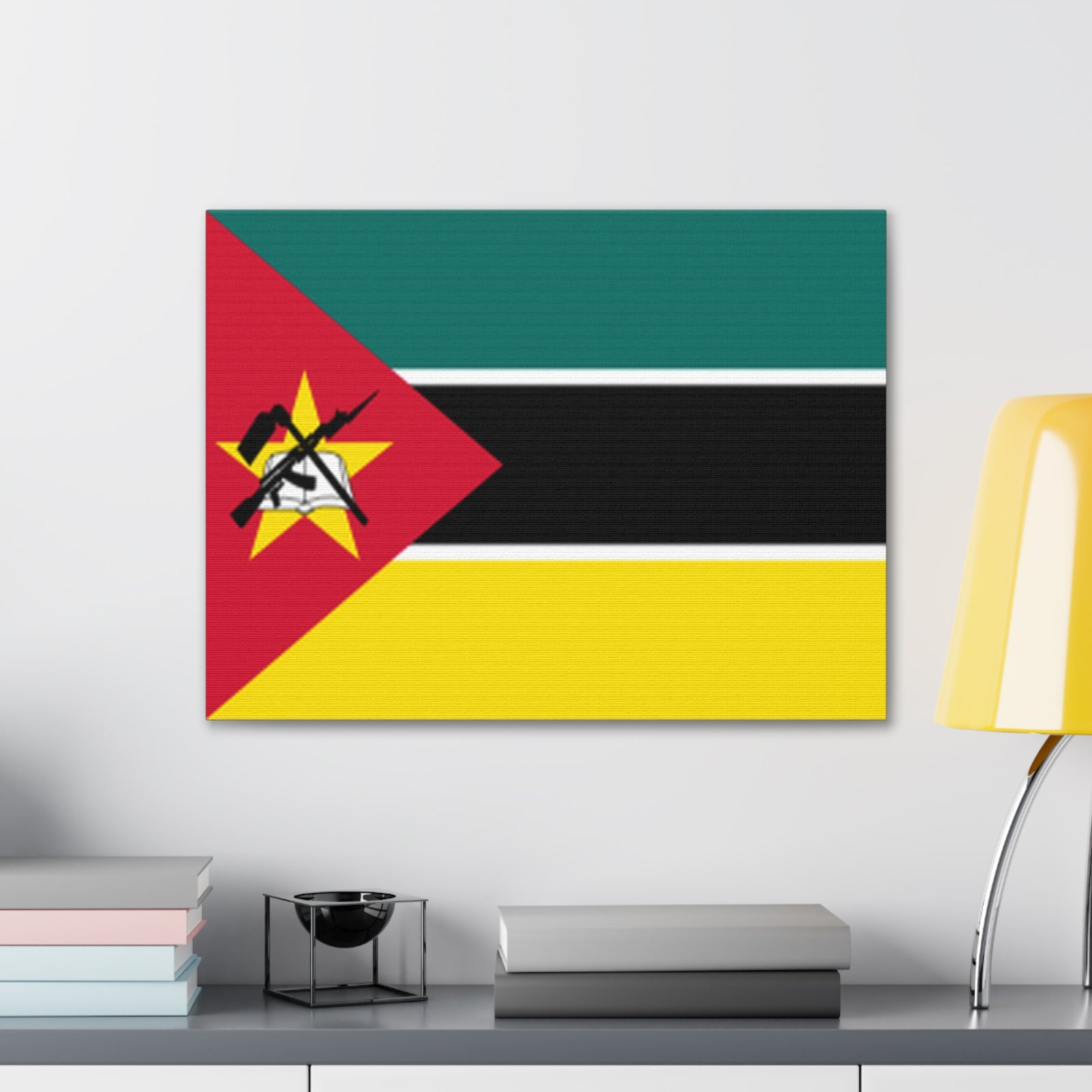 Mozambique Country Flag Canvas Vibrant Wall Art Unframed Home Decor-Express Your Love Gifts