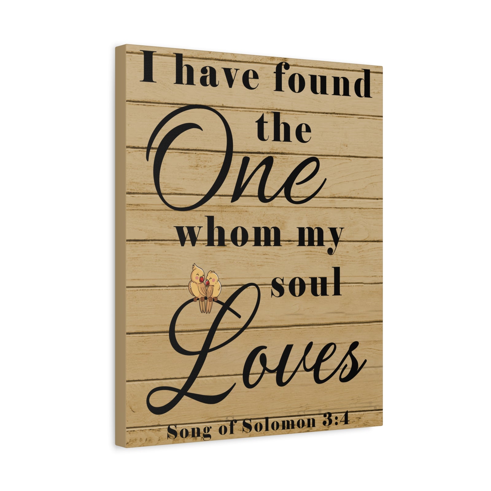 Scripture Walls Song of Solomon 3:4 Wood Christian Wall Art Print Ready to Hang Unframed-Express Your Love Gifts