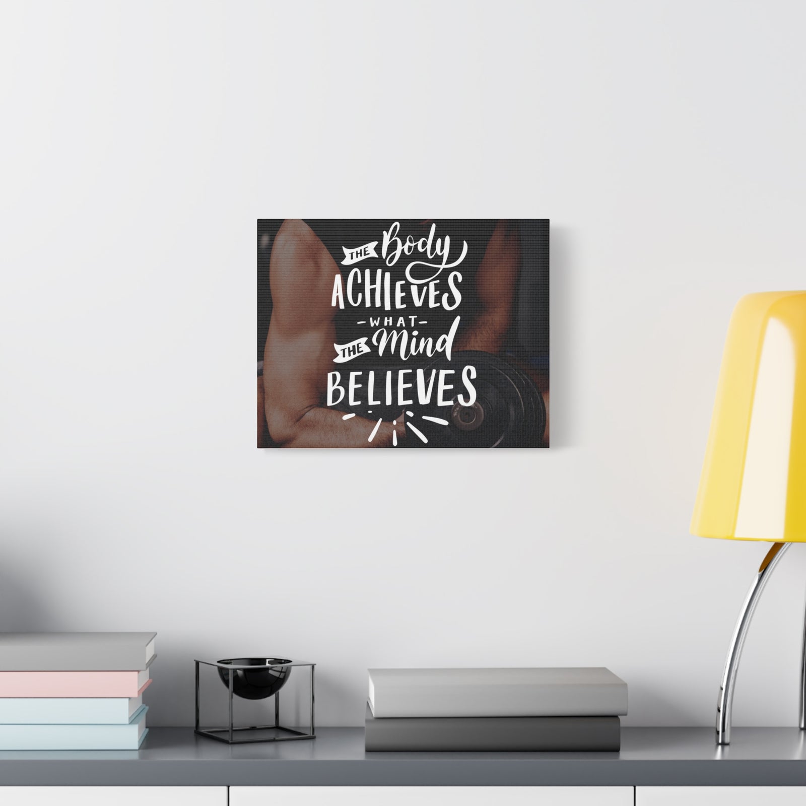 Inspirational Quote Canvas Achieve Wall Art Motivational Motto Inspiring Prints Artwork Decor Ready to Hang-Express Your Love Gifts