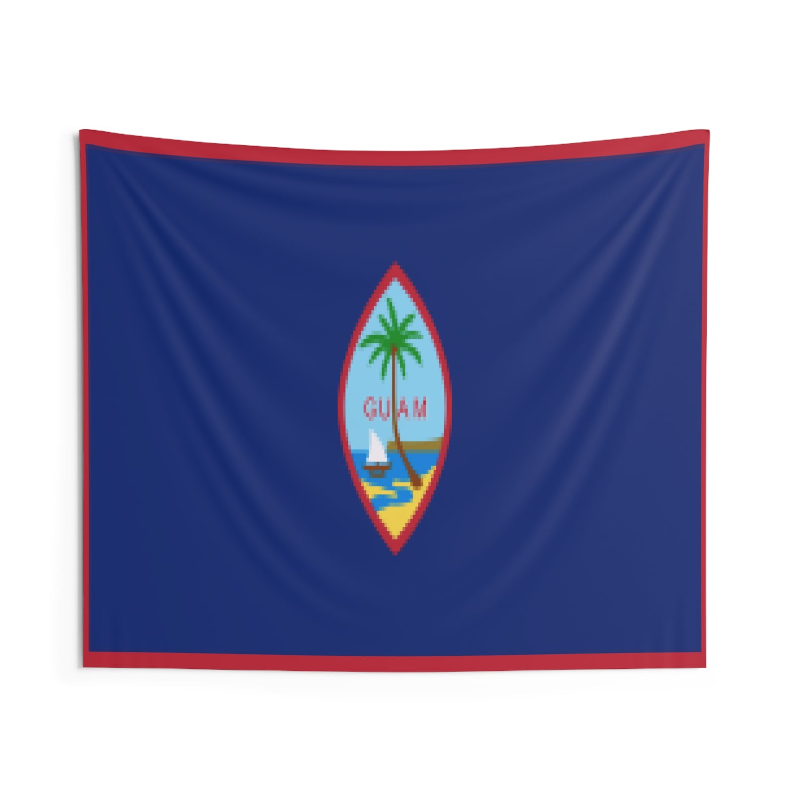 Guam Coutry Flag Wall Hanging Tapestry-Express Your Love Gifts