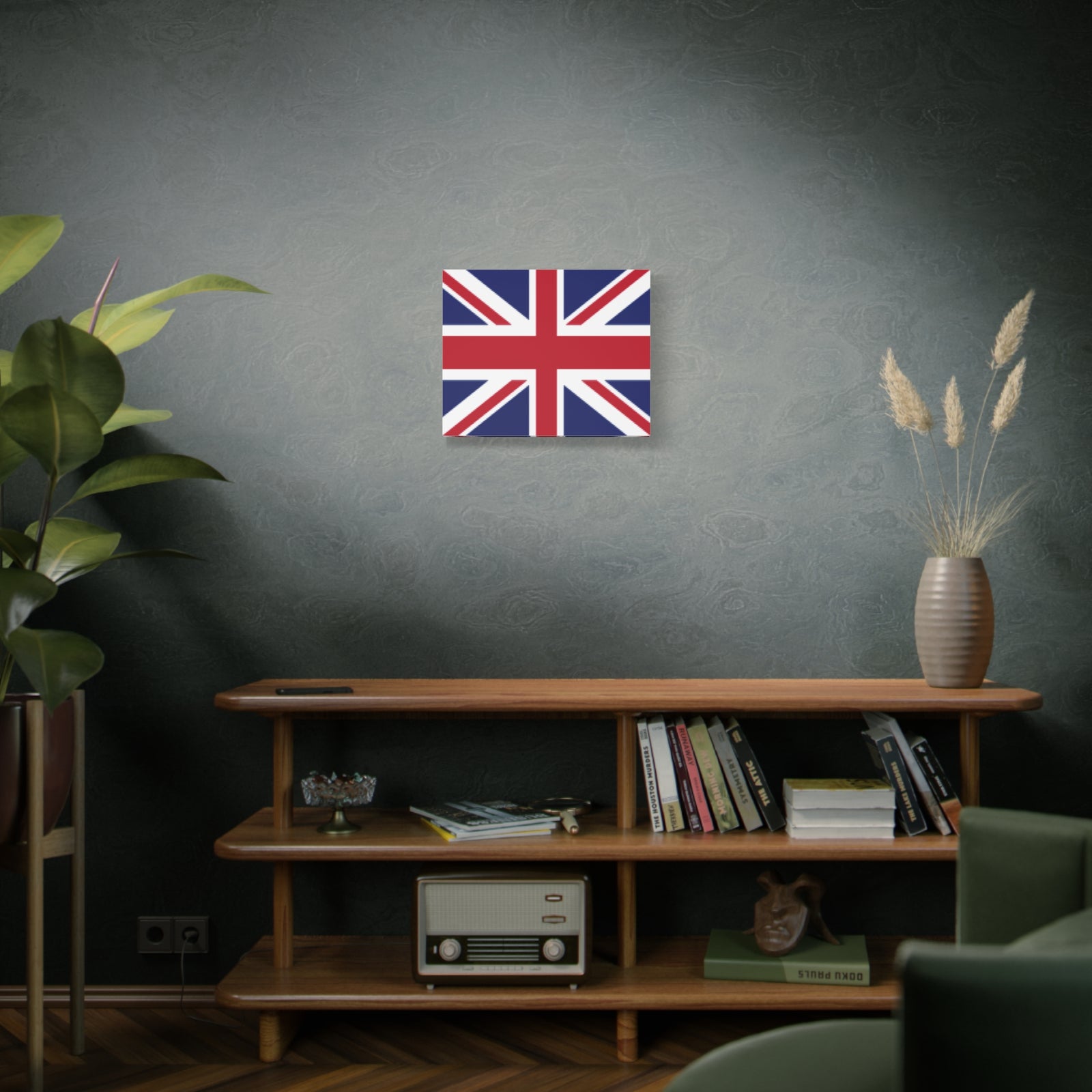 United Kingdom Country Flag Canvas Vibrant Wall Art Unframed Home Decor-Express Your Love Gifts
