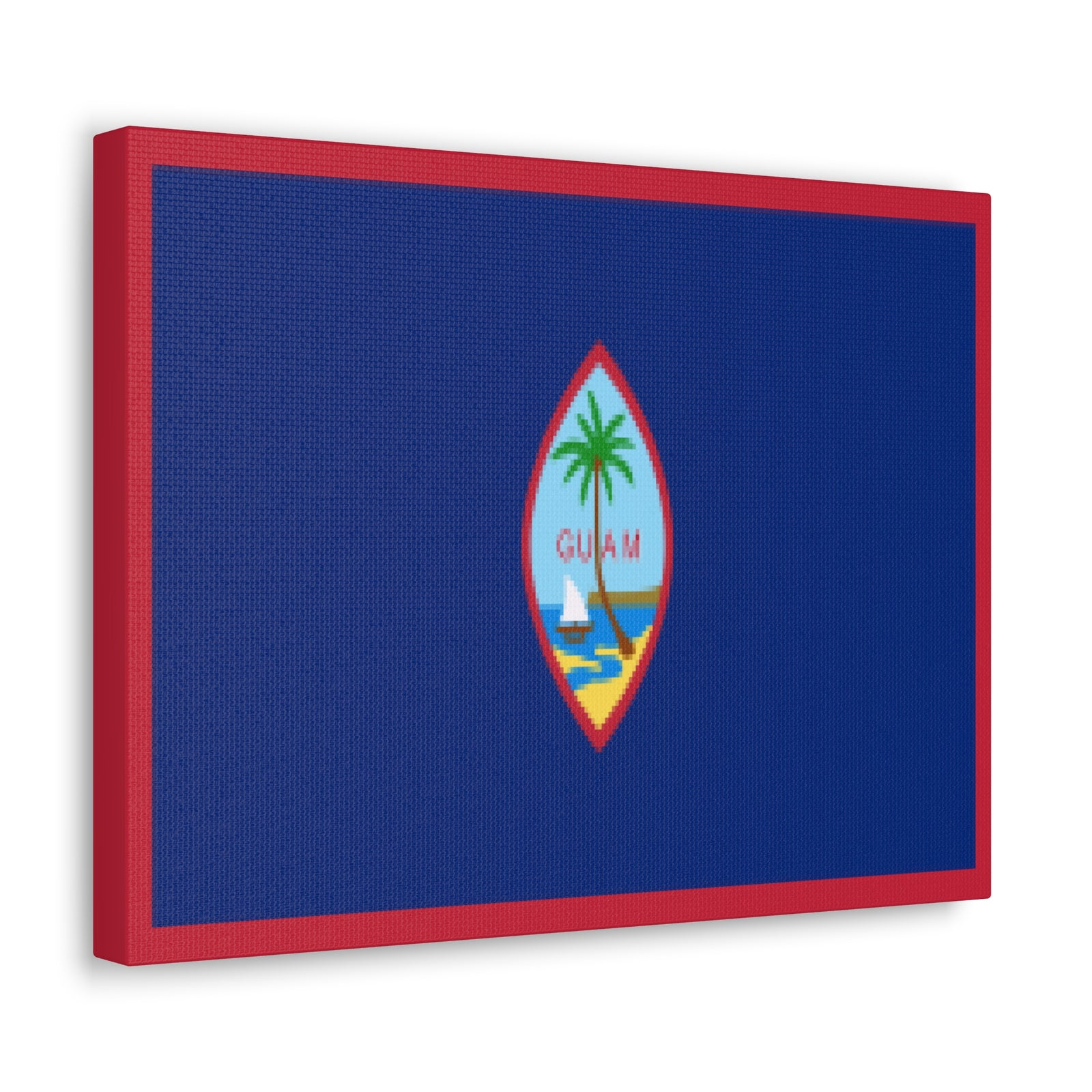 Guam Country Flag Canvas Vibrant Wall Art Unframed Home Decor-Express Your Love Gifts