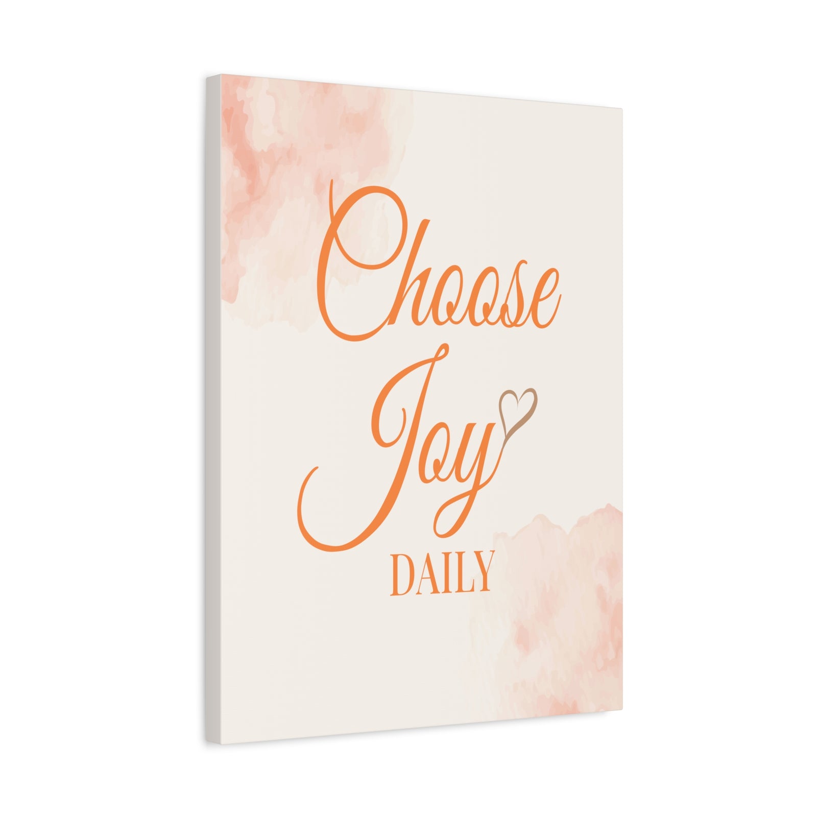 Choose Joy Daily Inspirational Motivational Quote Canvas Wall Art for Home Decor Ready-to-Hang-Express Your Love Gifts