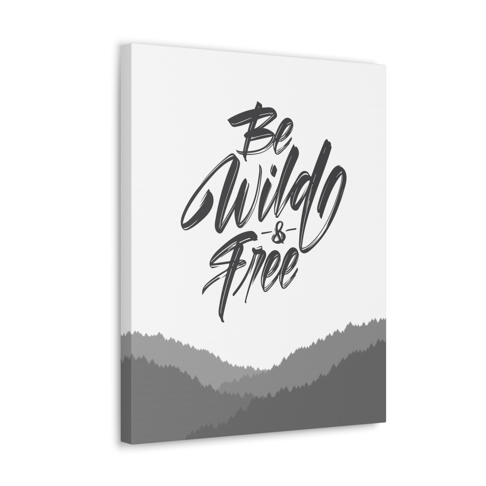 INSPIRATIONAL WALL ART BE WILD AND FREE MOTIVATIONAL PRINT READY TO HANG ARTWORK UNFRAMED-Express Your Love Gifts