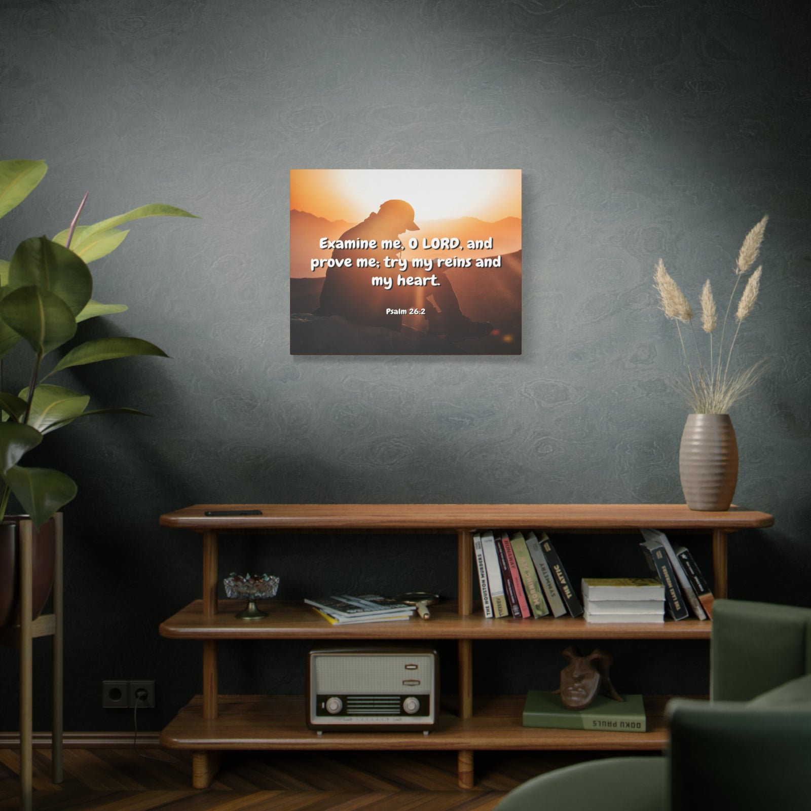 Scripture Canvas Prove Me Psalms 26:2 Christian Wall Art Bible Verse Print Ready to Hang-Express Your Love Gifts