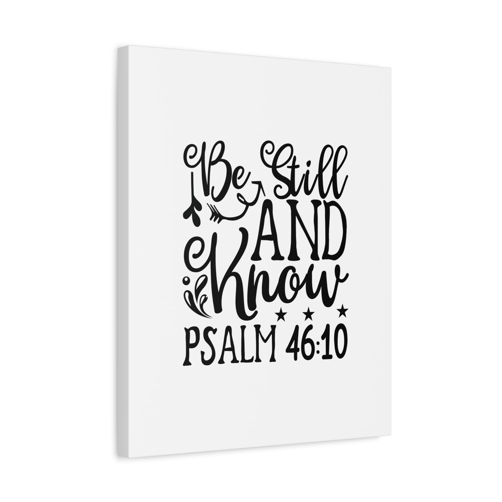 Scripture Walls Still And Know Psalm 46:10 Bible Verse Canvas Christian Wall Art Ready to Hang-Express Your Love Gifts
