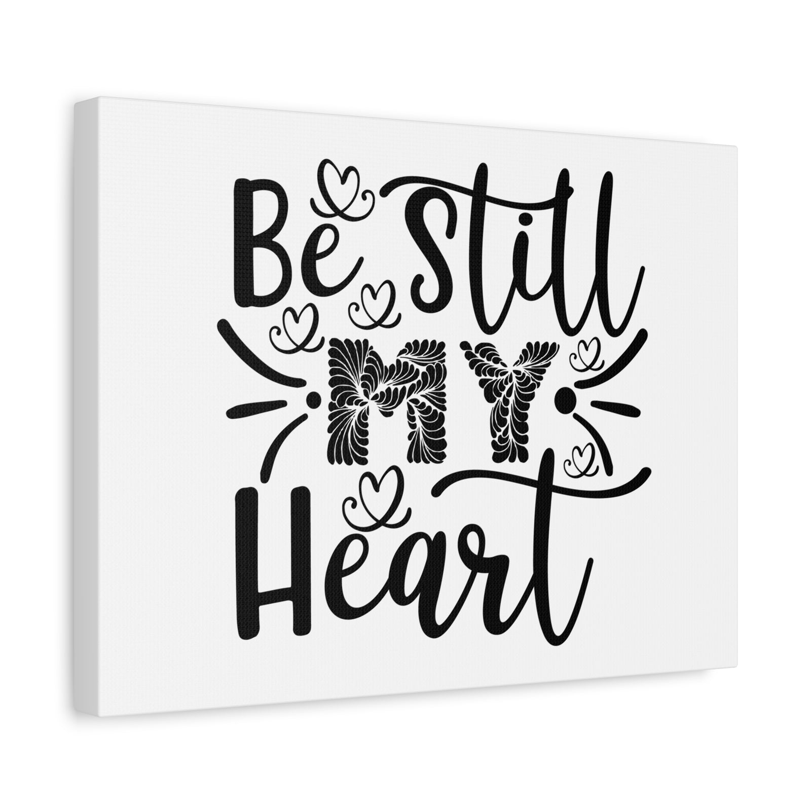 Scripture Walls Be Still My Heart Psalm 46:10 Christian Wall Art Print Ready to Hang-Express Your Love Gifts
