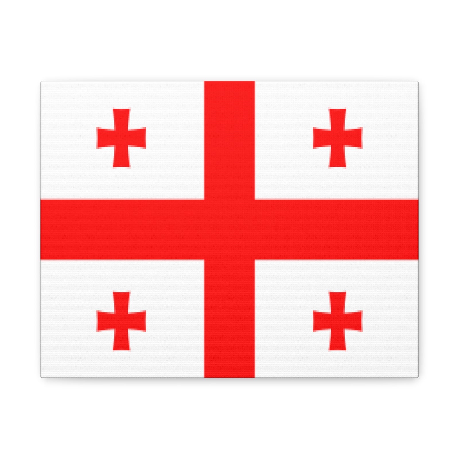 Georgia Country Flag Canvas Vibrant Wall Art Unframed Home Decor-Express Your Love Gifts