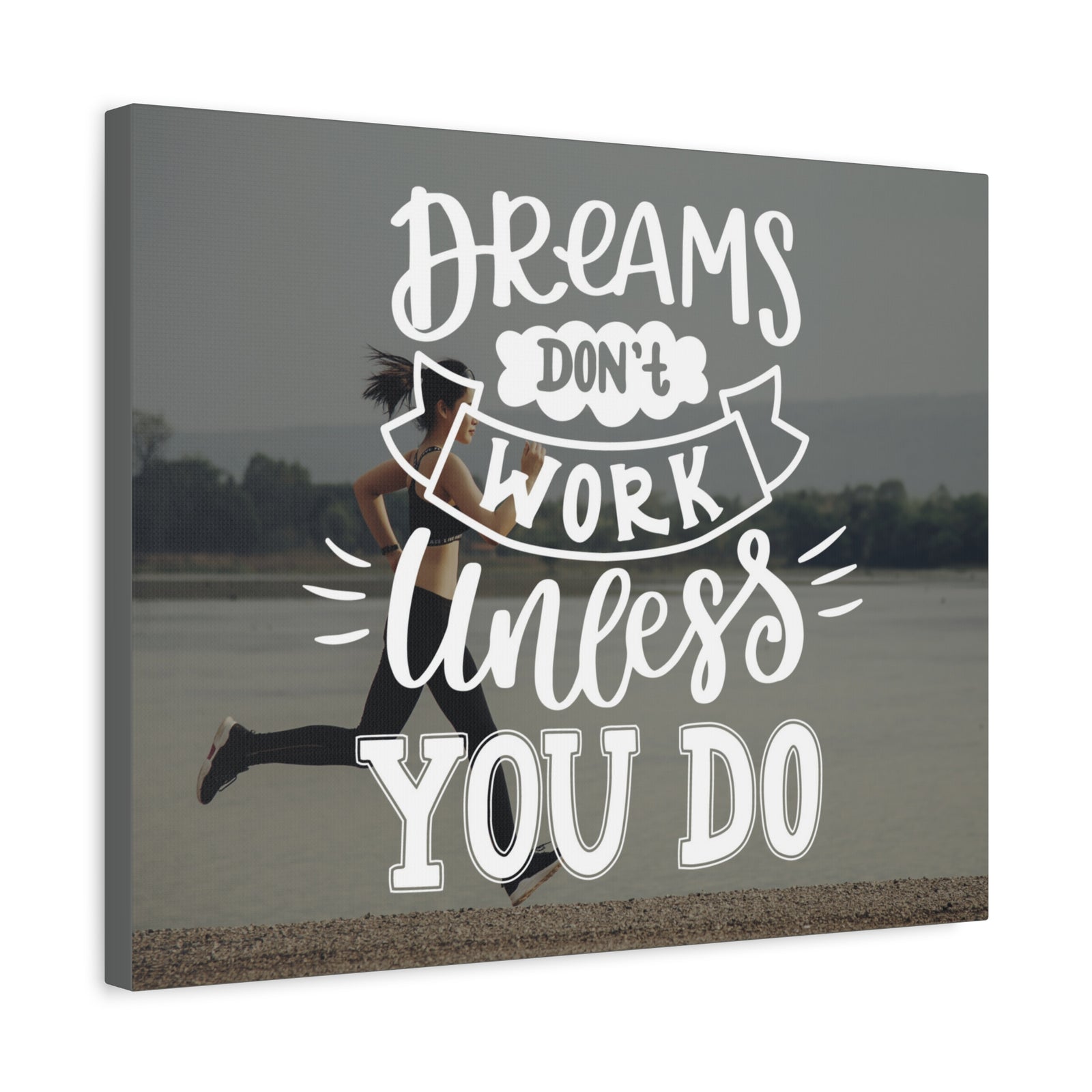 Inspirational Quote Canvas Dreams Wall Art Motivational Motto Inspiring Prints Artwork Decor Ready to Hang-Express Your Love Gifts