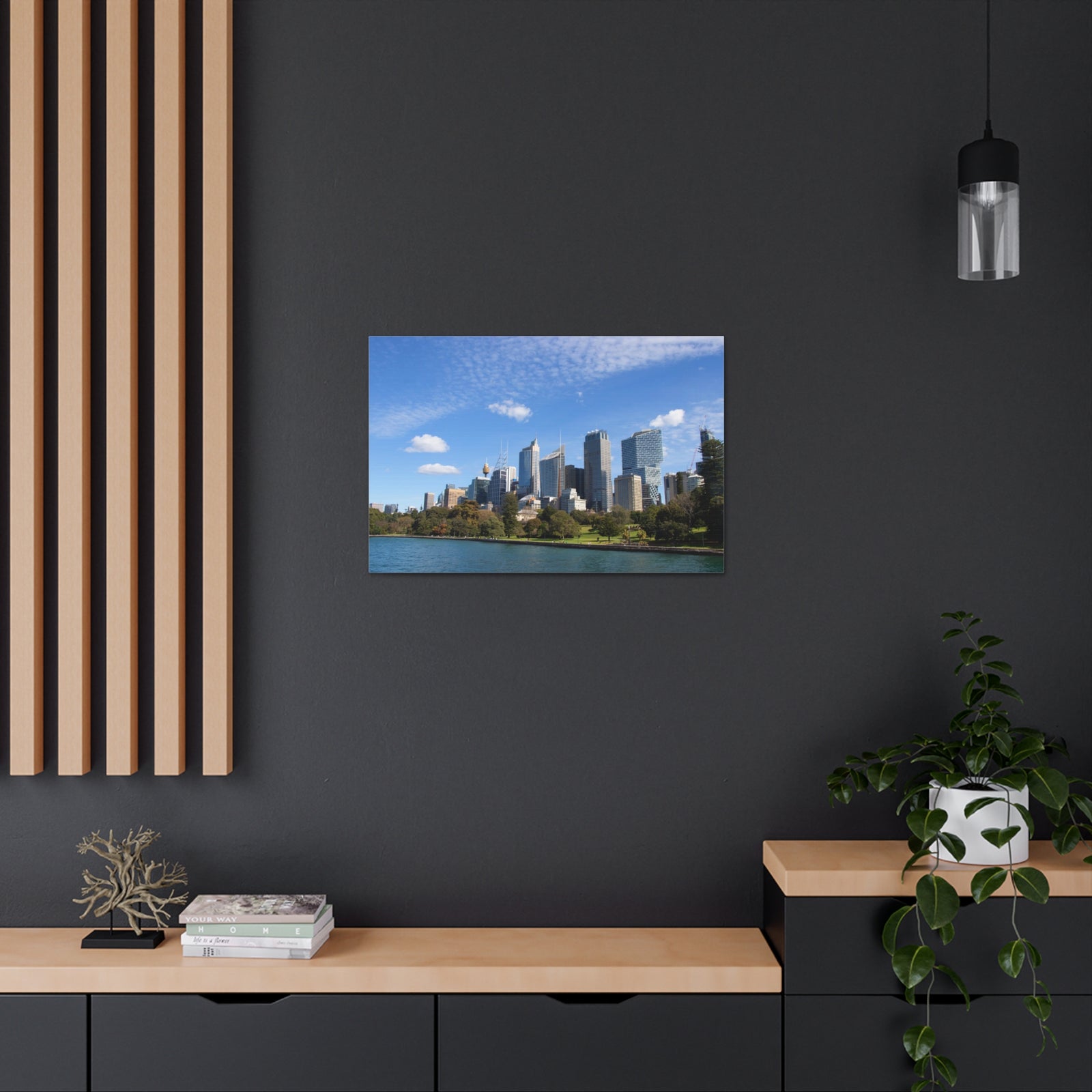 Sydney Daytime Skyline Canvas Artwork High-Quality Breathtaking Stunning Cityscape for Home Decor Ready to Hang-Express Your Love Gifts
