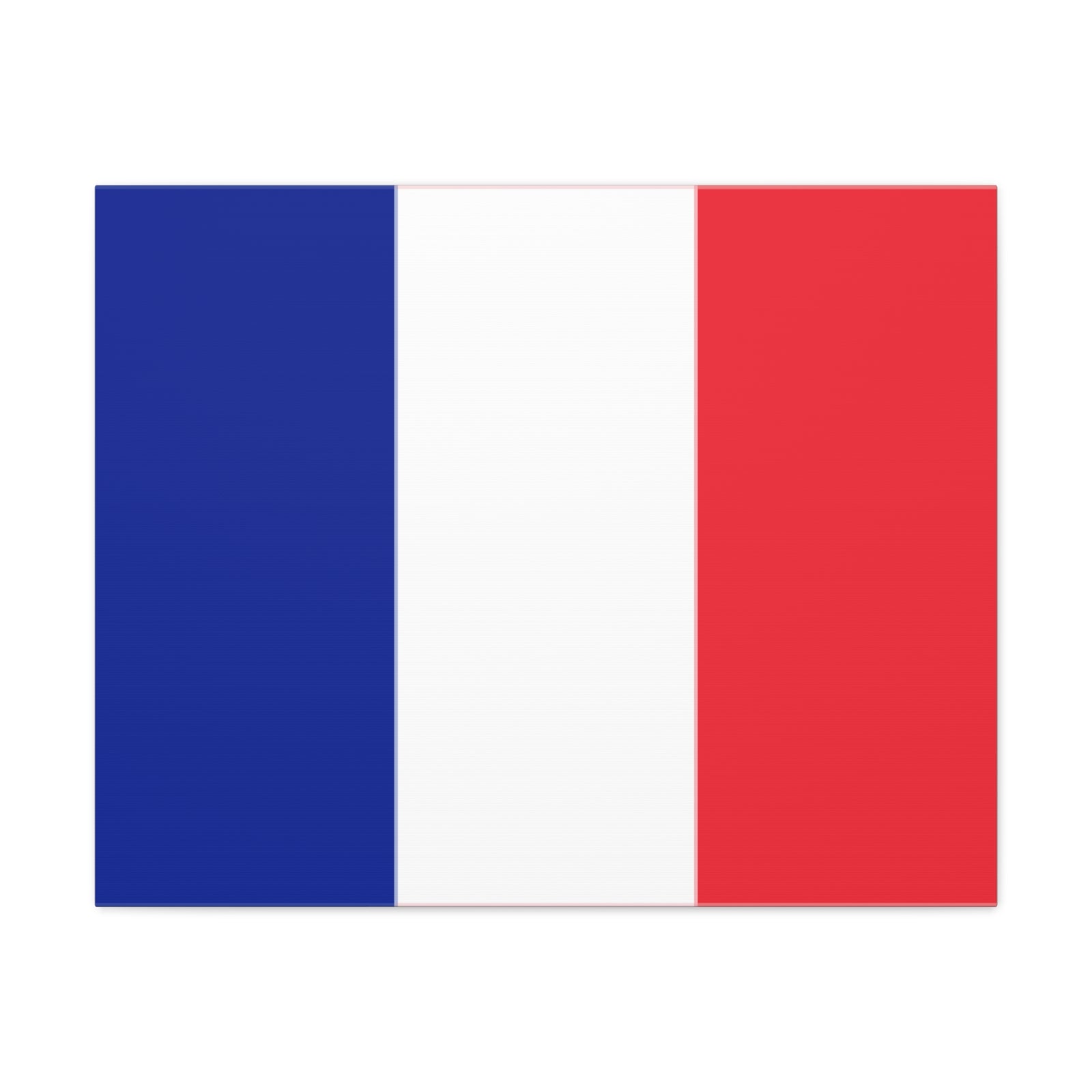France Country Flag Canvas Vibrant Wall Art Unframed Home Decor-Express Your Love Gifts