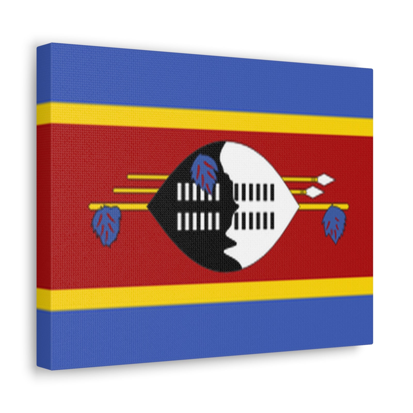 Eswatini Country Flag Canvas Vibrant Wall Art Unframed Home Decor-Express Your Love Gifts