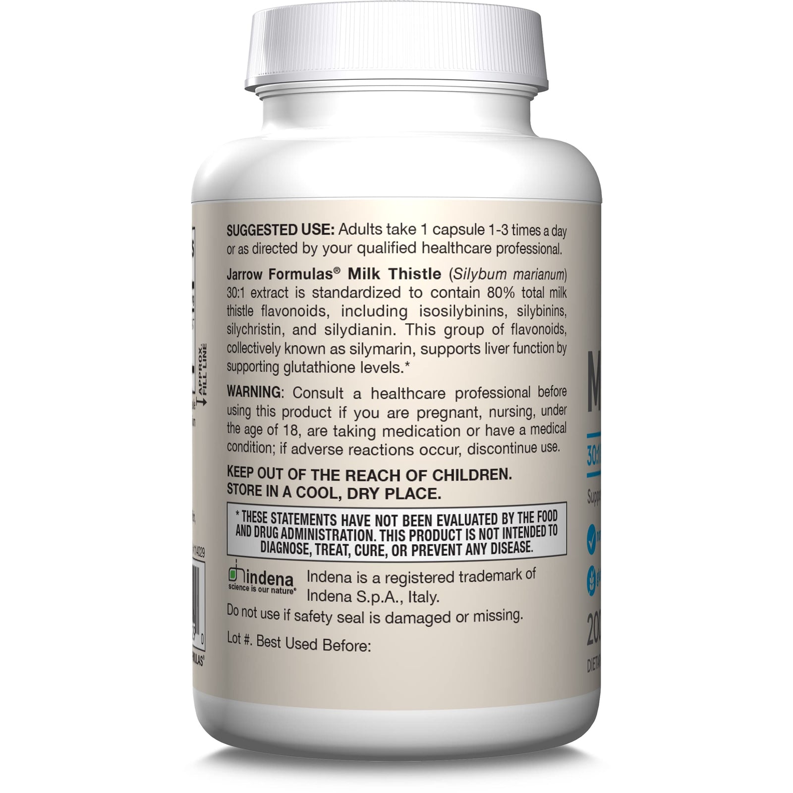 Jarrow Formulas Milk Thistle 150 mg, Liver Support Supplement, 200 Vegan Capsules-Express Your Love Gifts