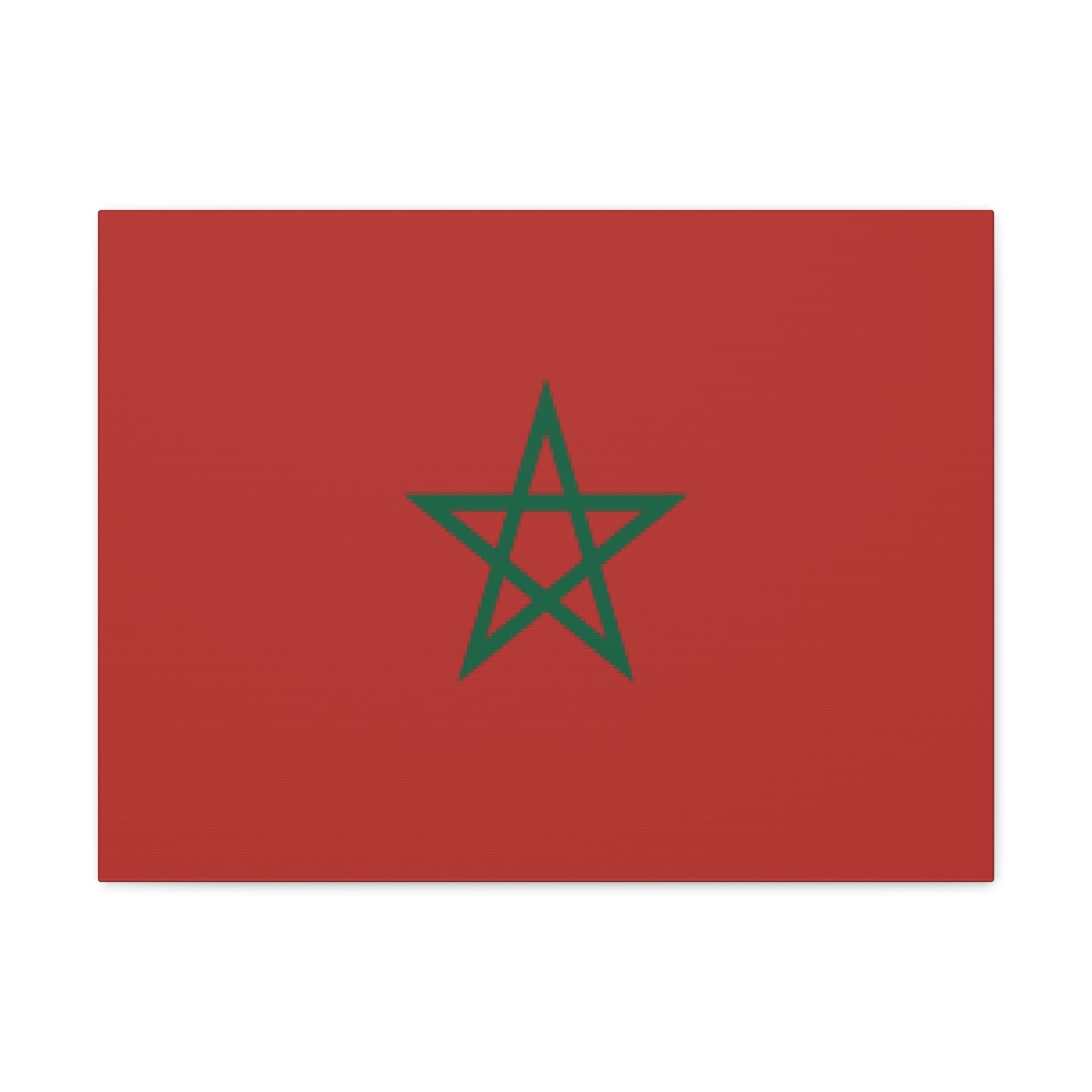 Morocco Country Flag Canvas Vibrant Wall Art Unframed Home Decor-Express Your Love Gifts