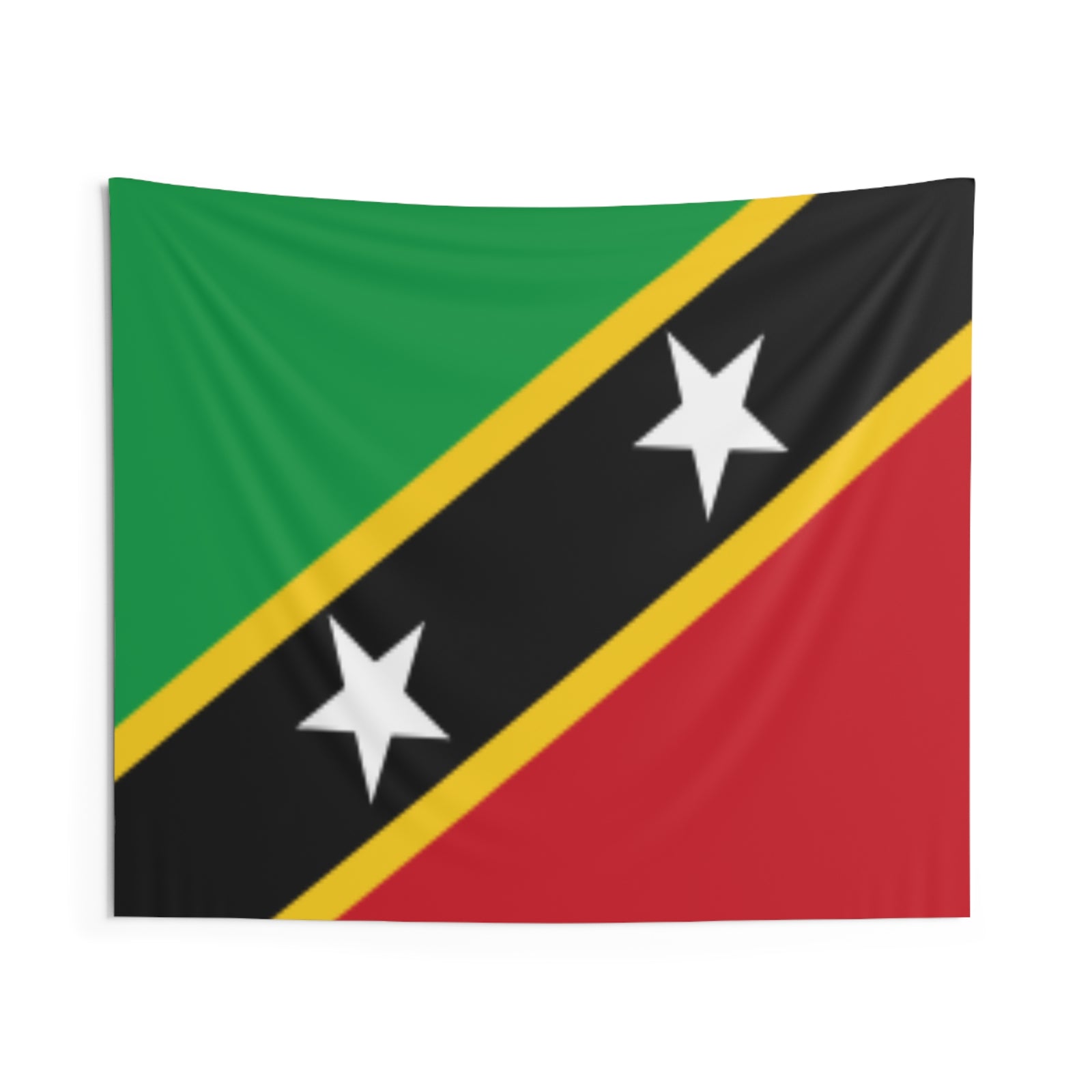 Saint Kitts and Nevis Country Flag Wall Hanging Tapestry-Express Your Love Gifts