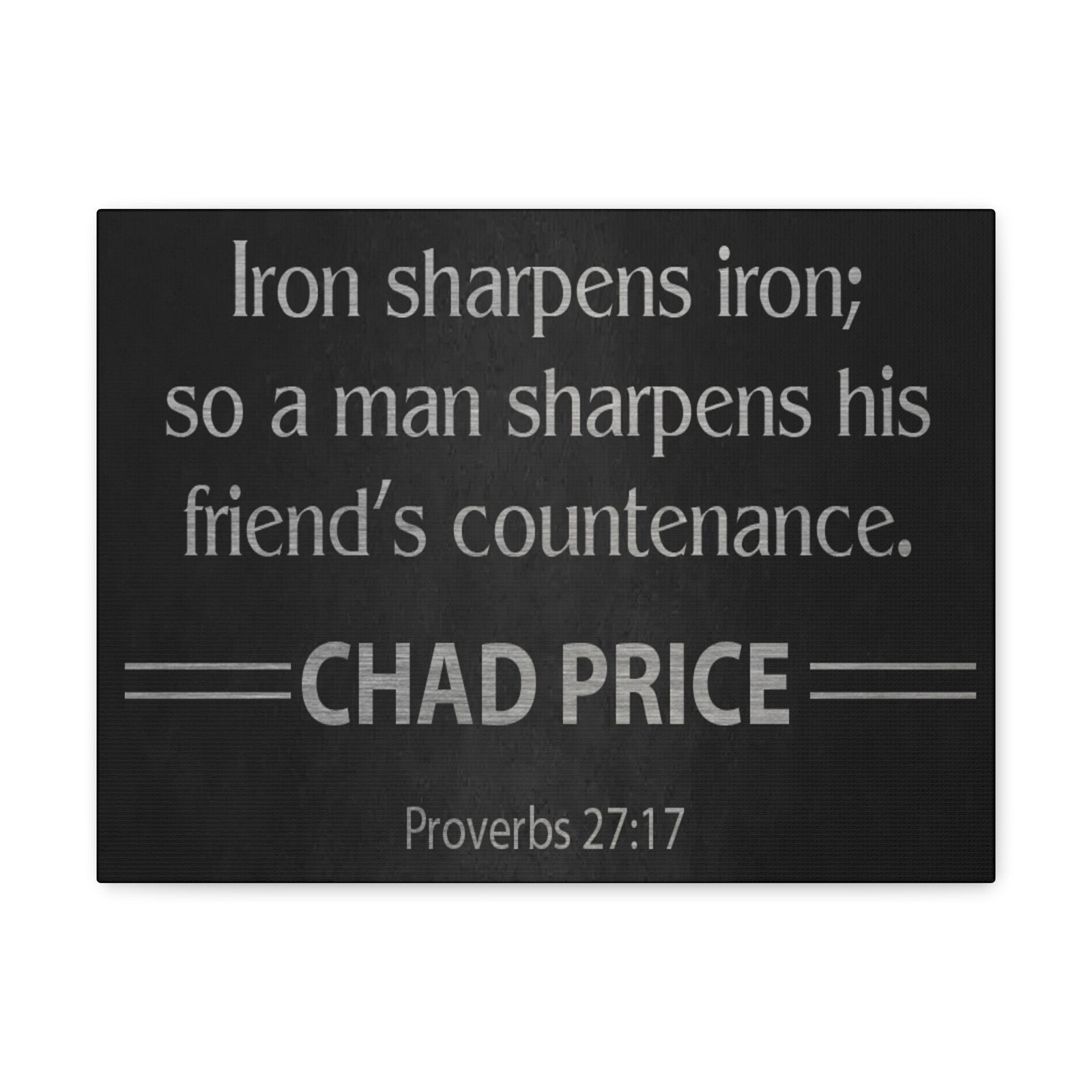 Personalized Proverbs 27:17-Express Your Love Gifts