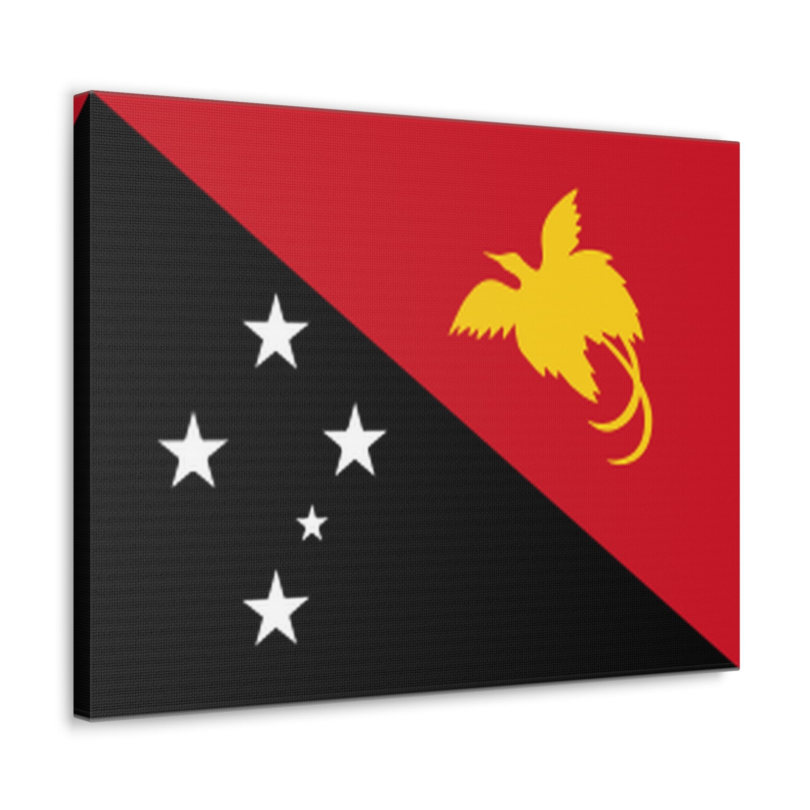 Papua New Guinea Country Flag Canvas Vibrant Wall Art Unframed Home Decor-Express Your Love Gifts