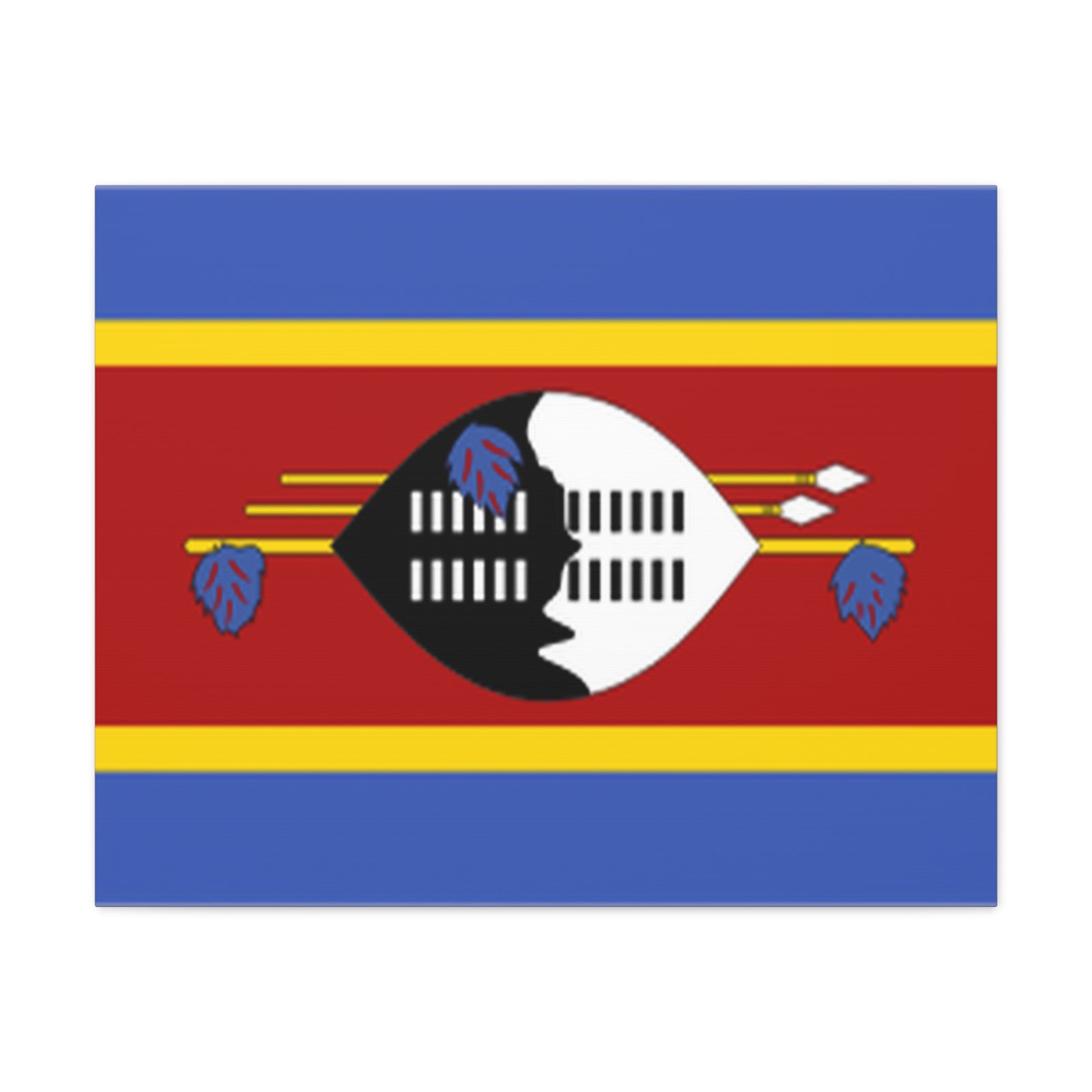 Eswatini Country Flag Canvas Vibrant Wall Art Unframed Home Decor-Express Your Love Gifts