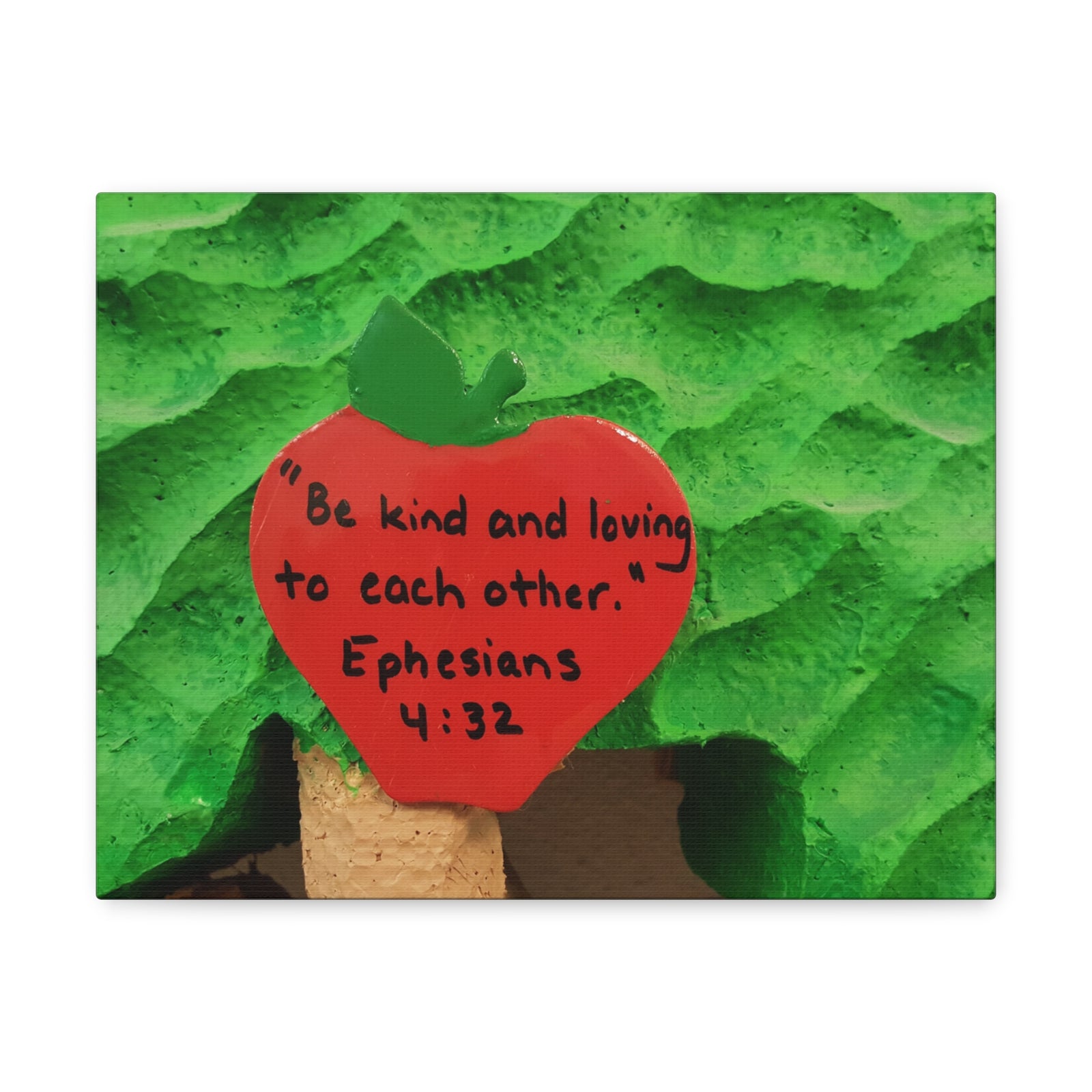Scripture Walls Be Kind Ephesians 4:32 Bible Verse Canvas Christian Wall Art Ready to Hang-Express Your Love Gifts
