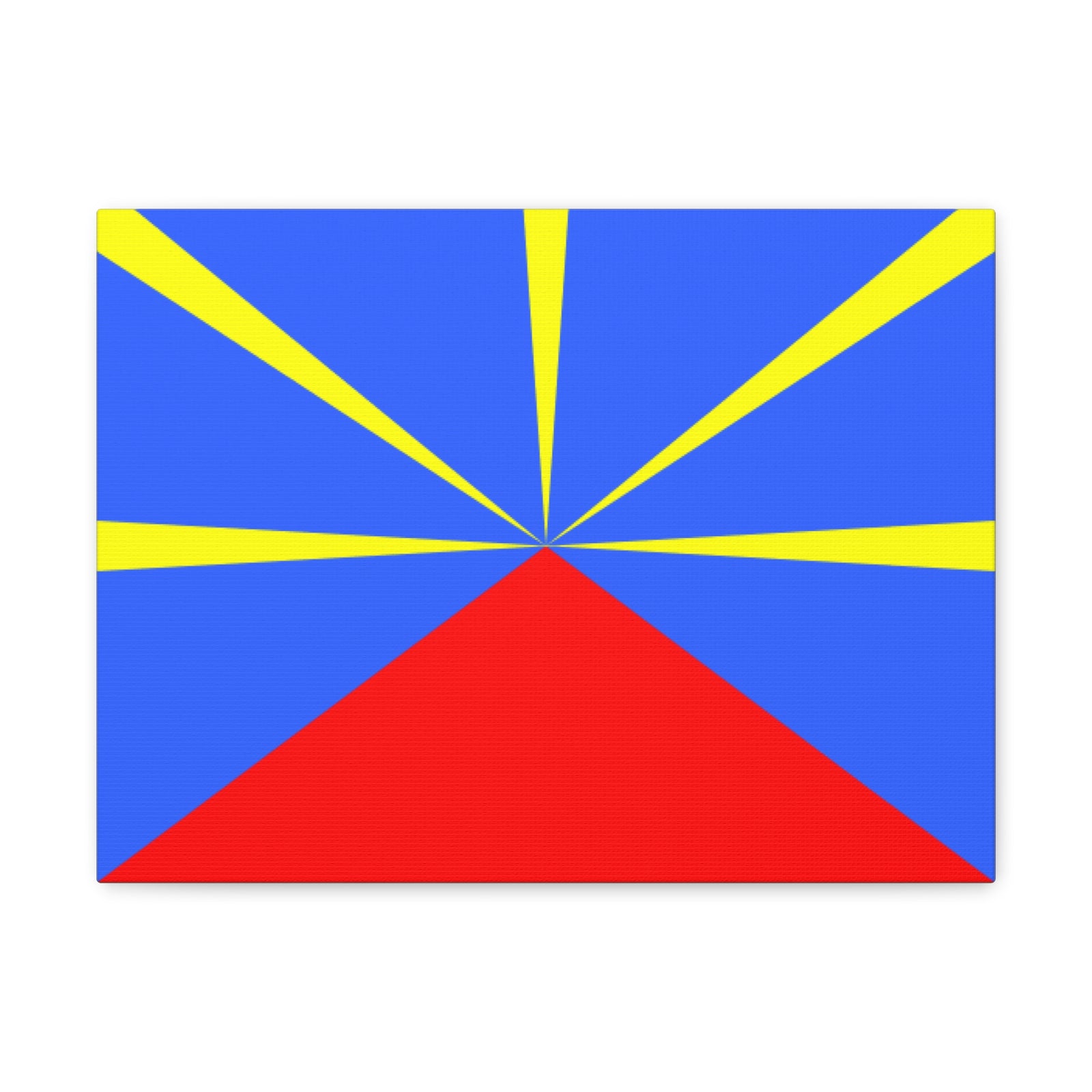 Réunion Country Flag Canvas Vibrant Wall Art Unframed Home Decor-Express Your Love Gifts