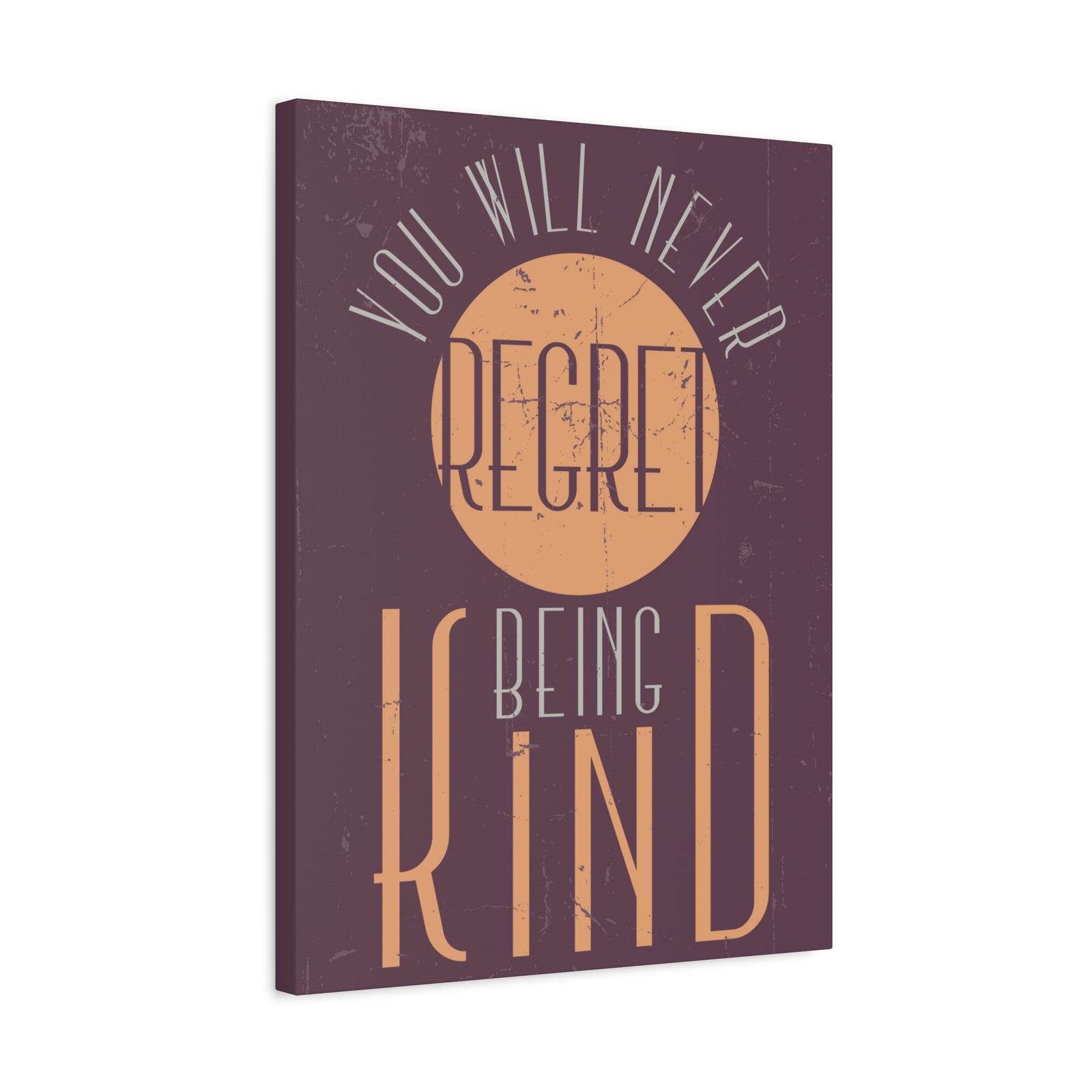 Inspirational Quote Canvas Being Kind Wall Art Motivational Motto Inspiring Prints Artwork Decor Ready to Hang-Express Your Love Gifts