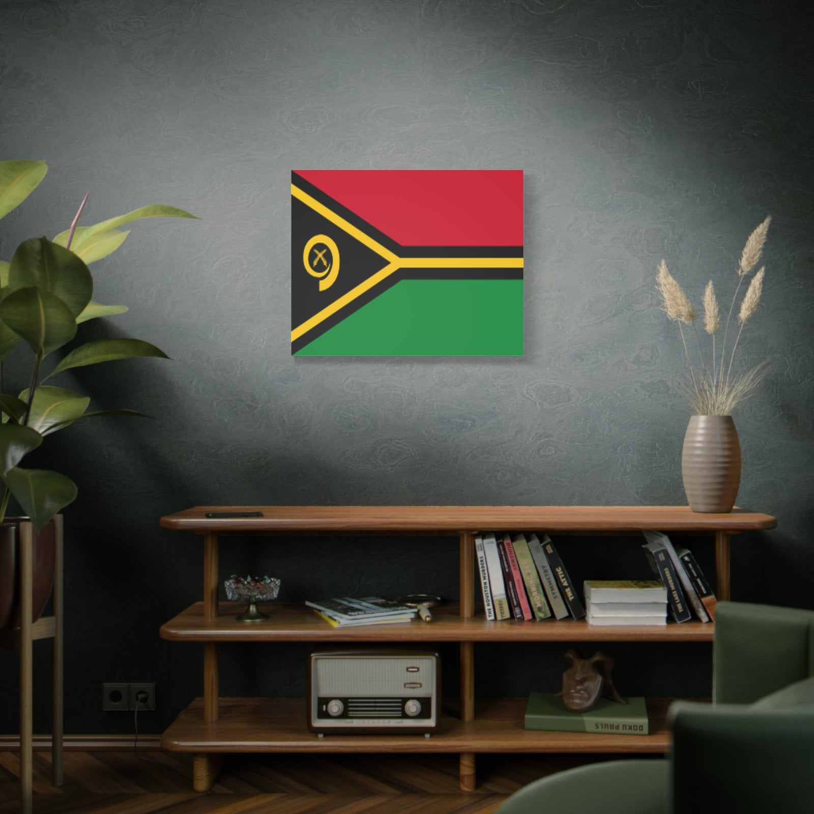 Vanuatu Country Flag Canvas Vibrant Wall Art Unframed Home Decor-Express Your Love Gifts