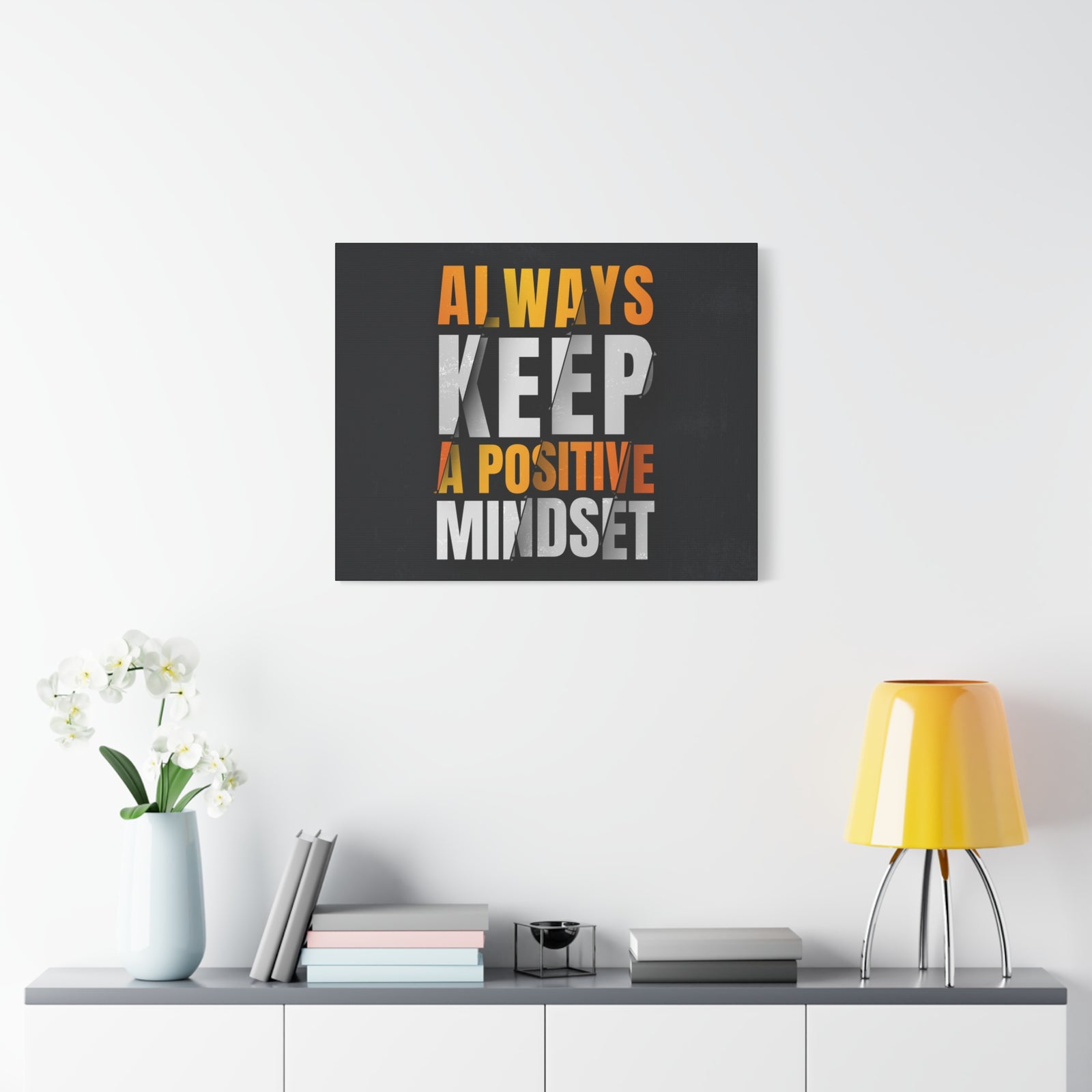 Inspirational Quote Canvas Positive Mindset Wall Art Motivational Motto Inspiring Prints Artwork Decor Ready to Hang-Express Your Love Gifts