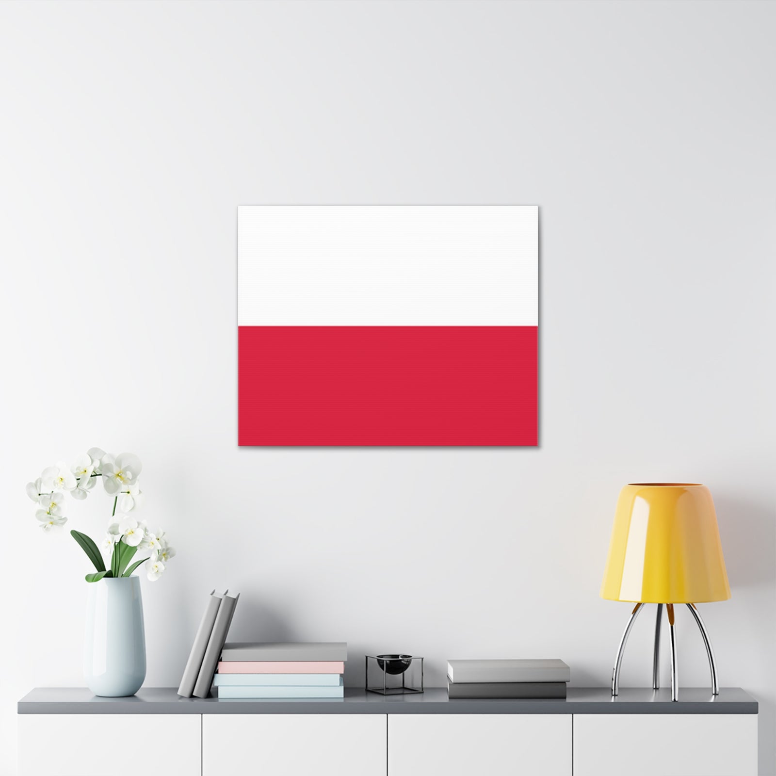 Poland Country Flag Canvas Vibrant Wall Art Unframed Home Decor-Express Your Love Gifts