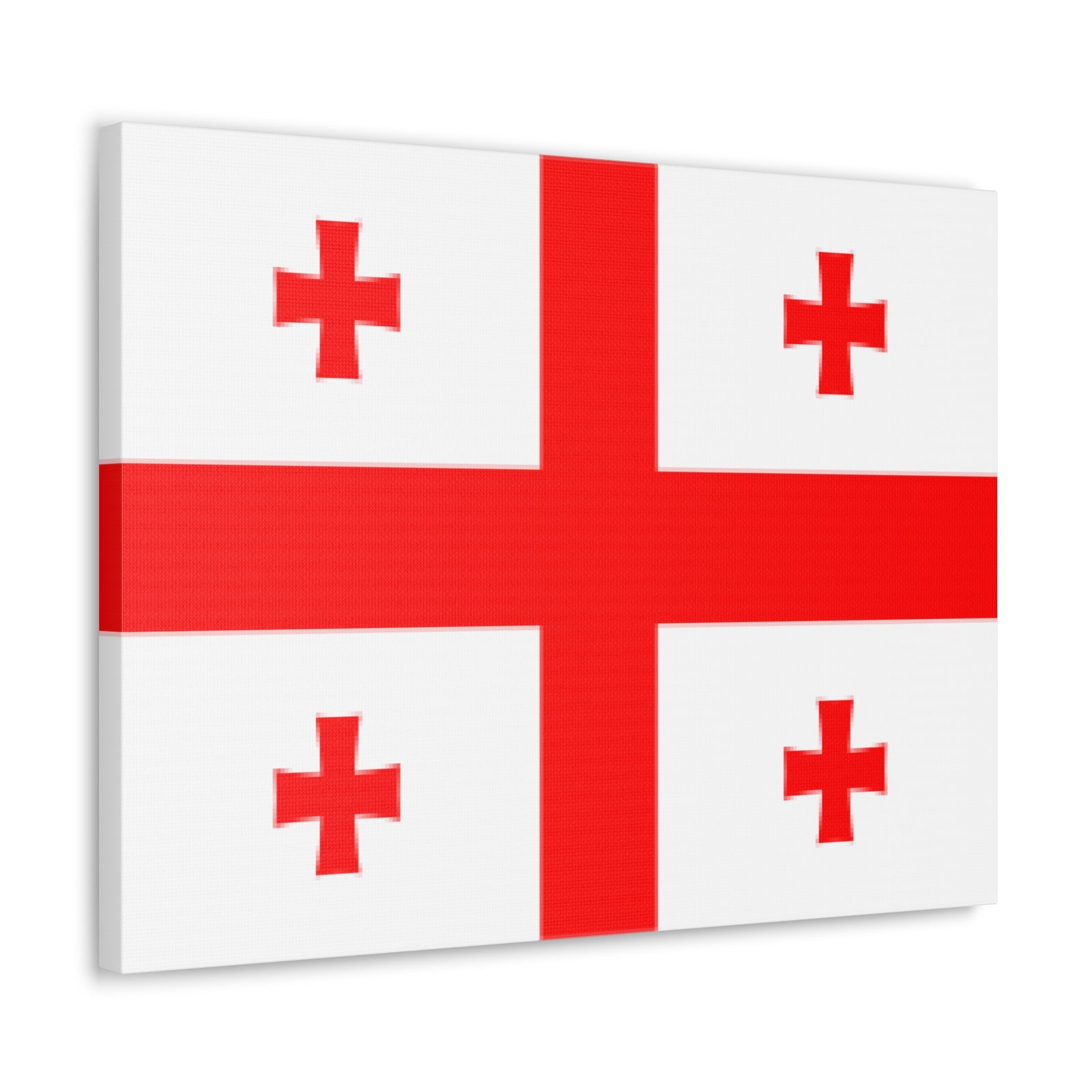 Georgia Country Flag Canvas Vibrant Wall Art Unframed Home Decor-Express Your Love Gifts