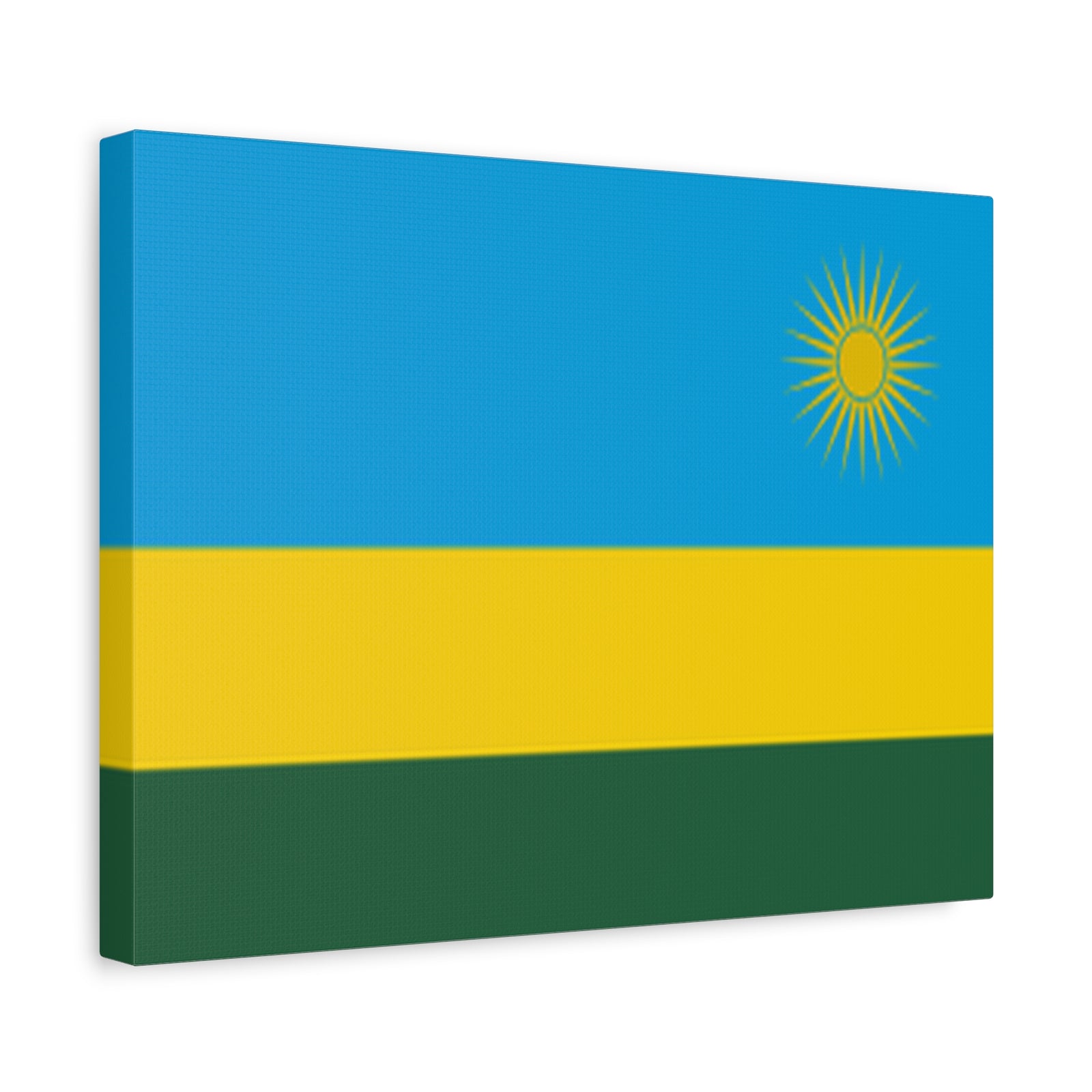 Rwanda Country Flag Canvas Vibrant Wall Art Unframed Home Decor-Express Your Love Gifts