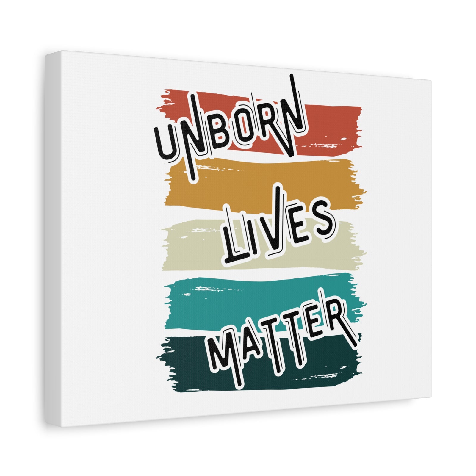 Scripture Walls Unborn Lives Matter Psalm 127:3 Rainbow Bible Verse Canvas Christian Wall Art Ready to Hang-Express Your Love Gifts