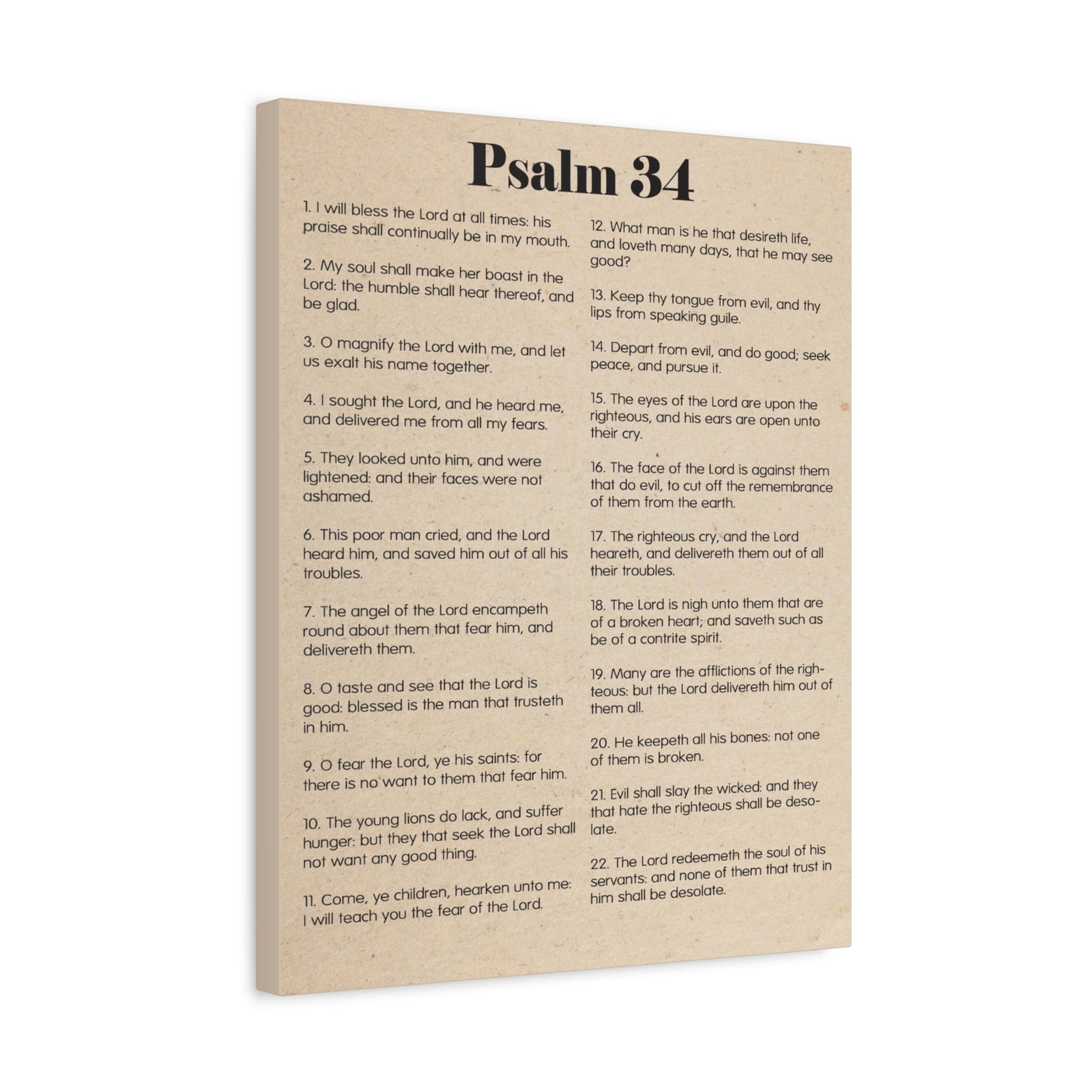 Scripture Walls Brokenness to Wholeness Psalm 34:3 Christian Wall Art Print Ready to Hang-Express Your Love Gifts