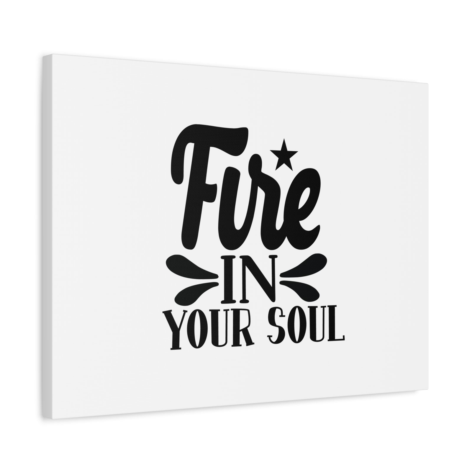 Scripture Canvas Fire In Your Soul Psalm 39:3 Christian Wall Art Bible Verse Print Ready to Hang-Express Your Love Gifts