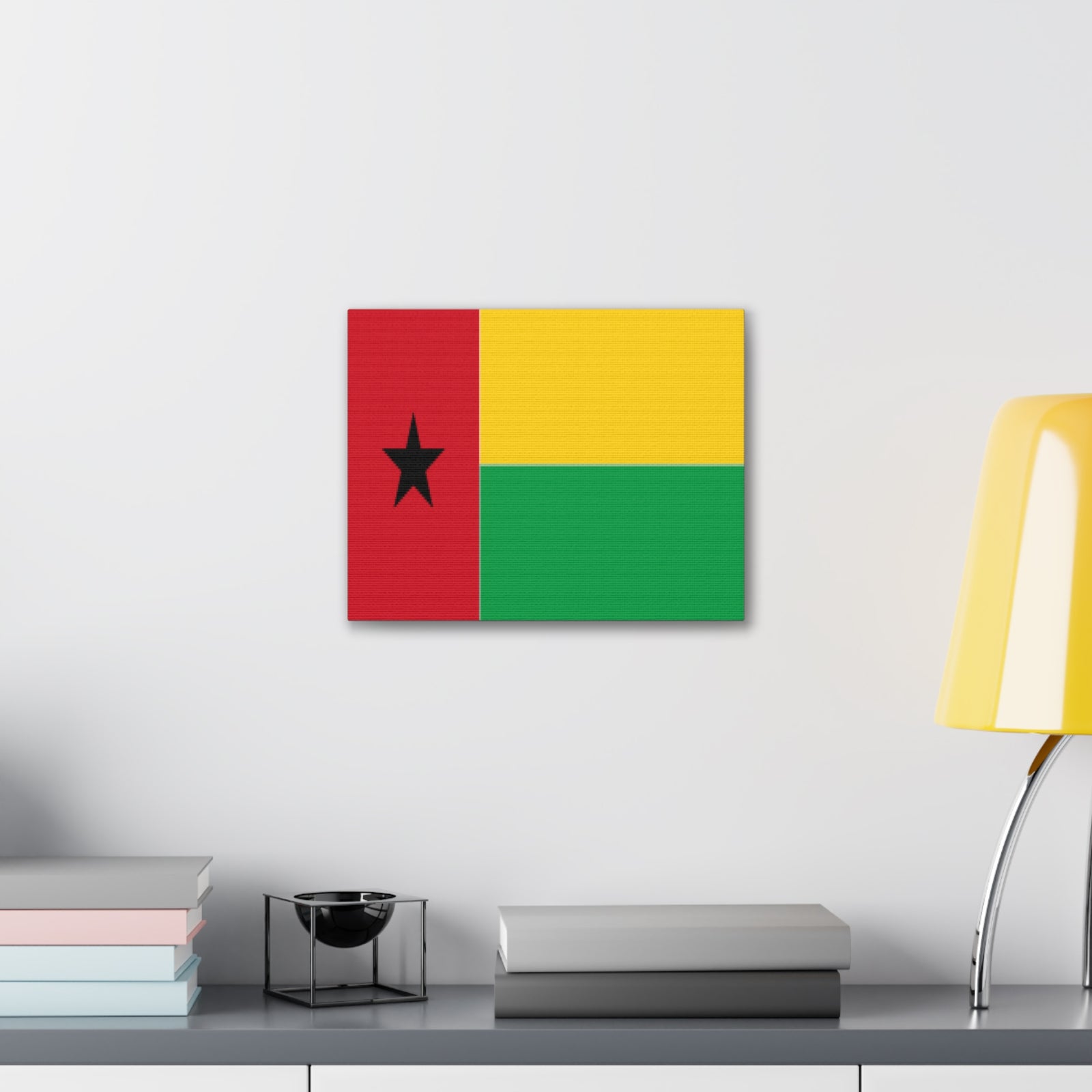 Guinea-Bissau Country Flag Canvas Vibrant Wall Art Unframed Home Decor-Express Your Love Gifts