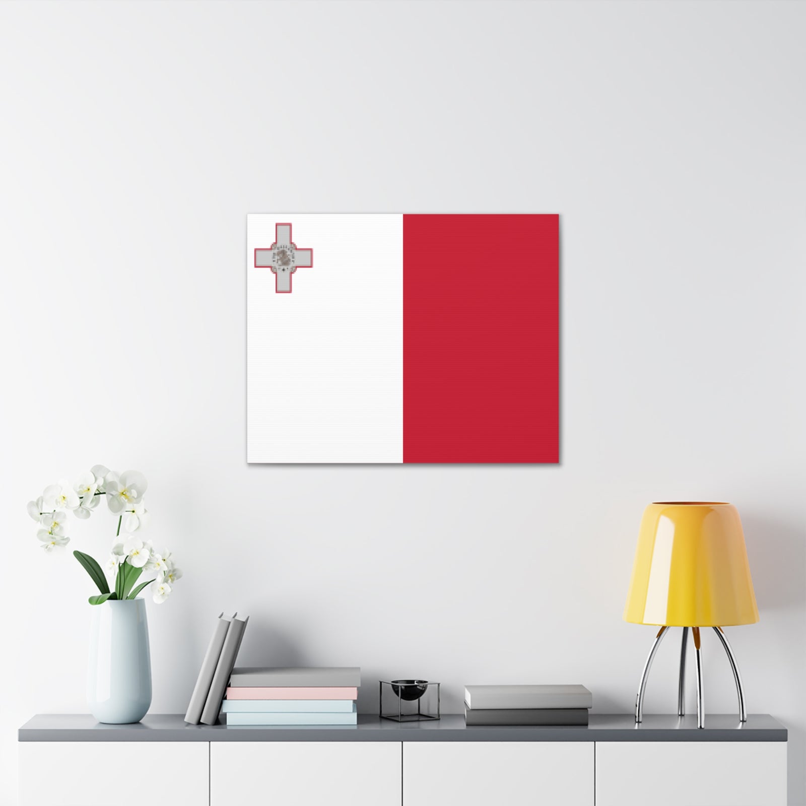 Malta Country Flag Canvas Vibrant Wall Art Unframed Home Decor-Express Your Love Gifts
