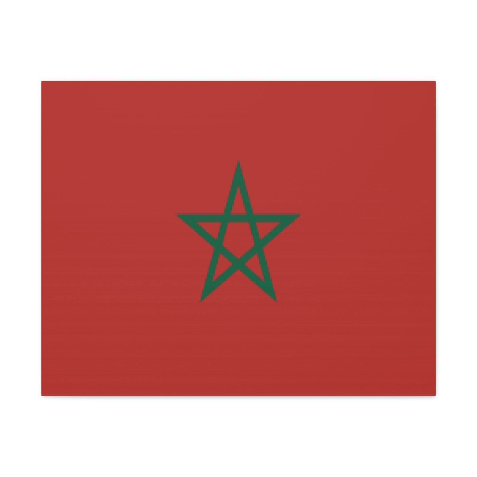 Morocco Country Flag Canvas Vibrant Wall Art Unframed Home Decor-Express Your Love Gifts