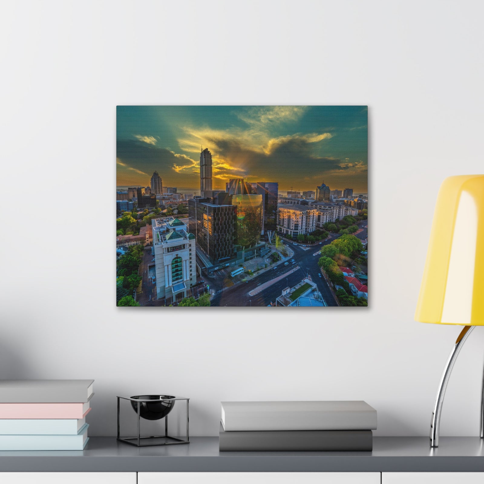 Johannesburg Daytime Skyline Canvas Artwork High-Quality Breathtaking Stunning Cityscape for Home Decor Ready to Hang-Express Your Love Gifts