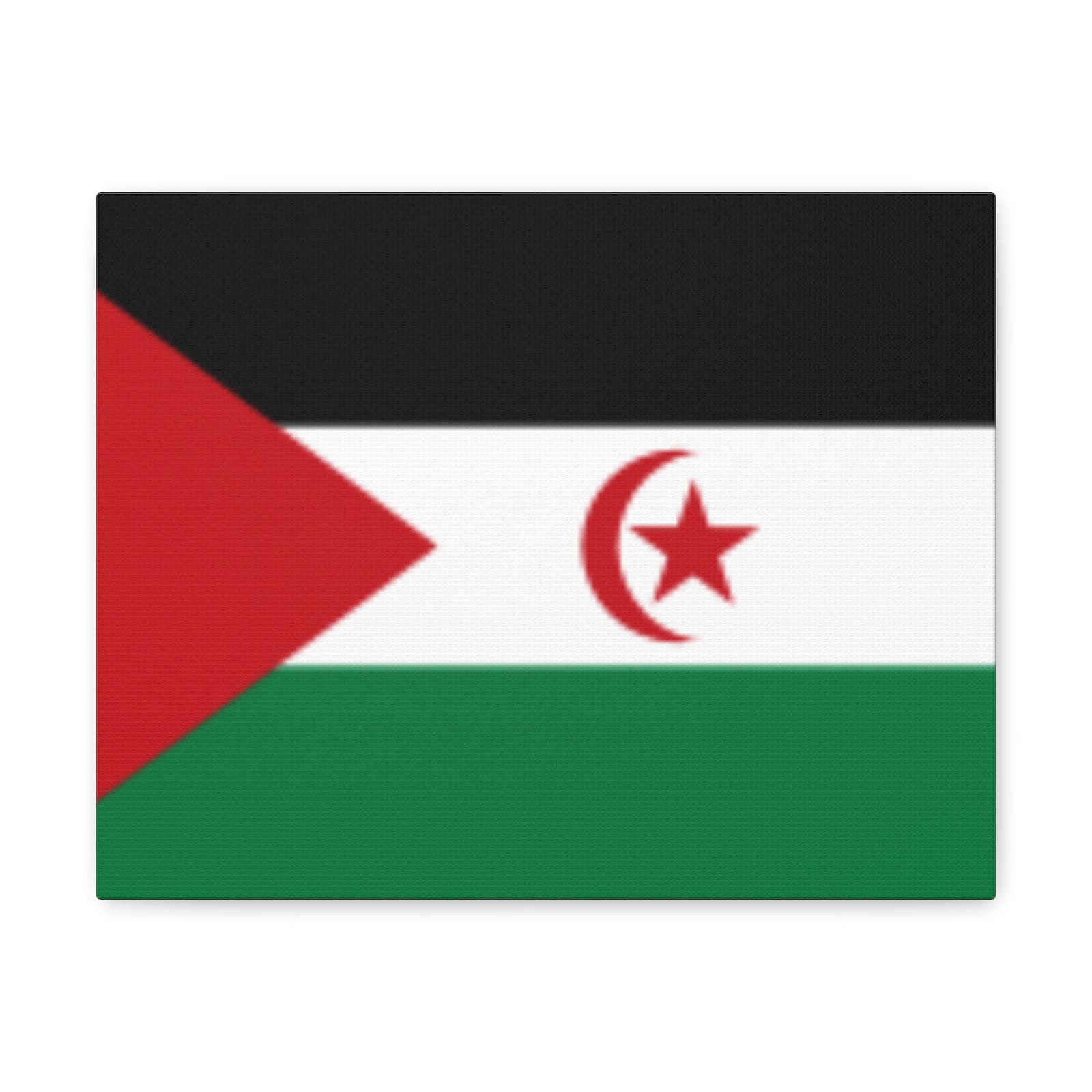 Western Sahara Country Flag Canvas Vibrant Wall Art Unframed Home Decor-Express Your Love Gifts