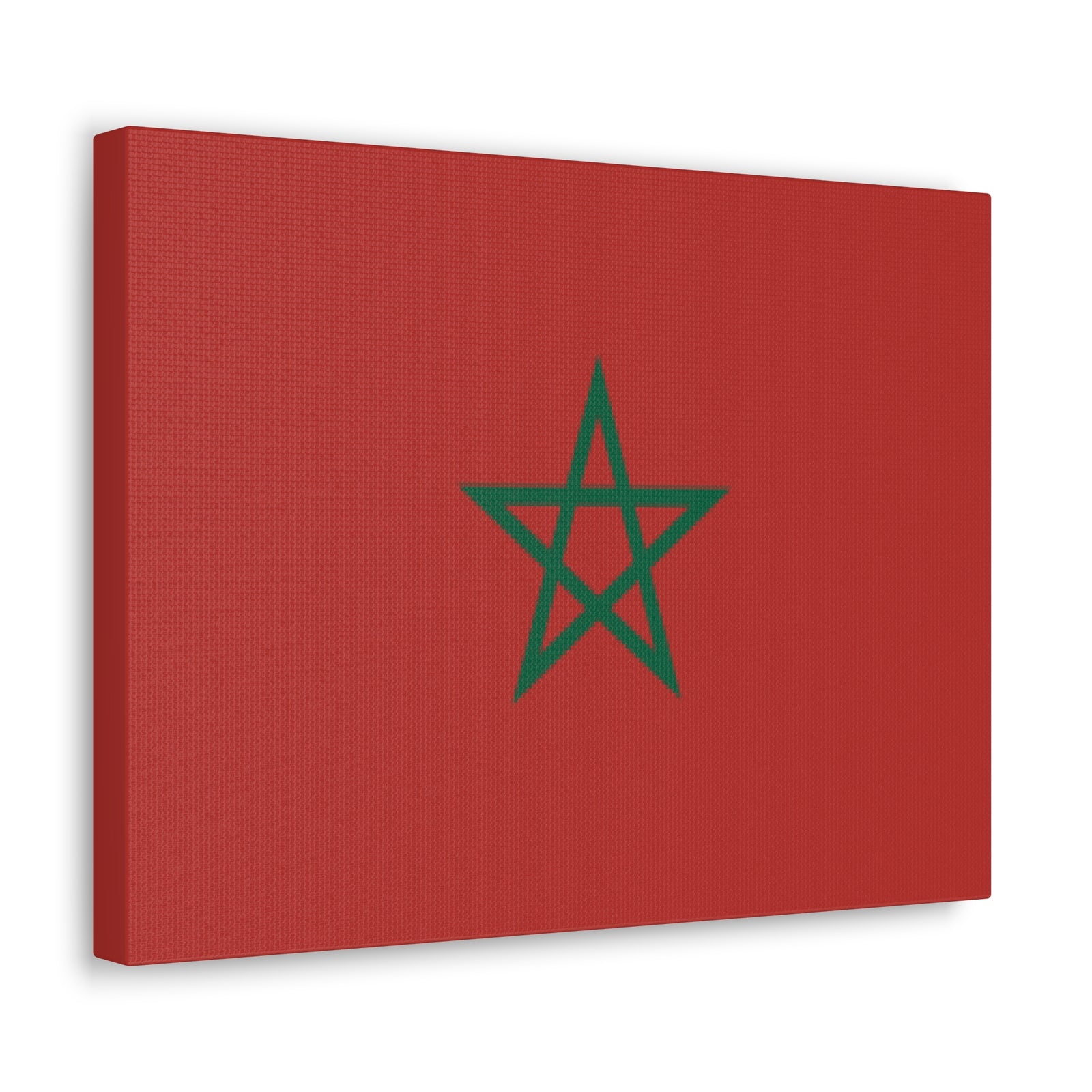 Morocco Country Flag Canvas Vibrant Wall Art Unframed Home Decor-Express Your Love Gifts