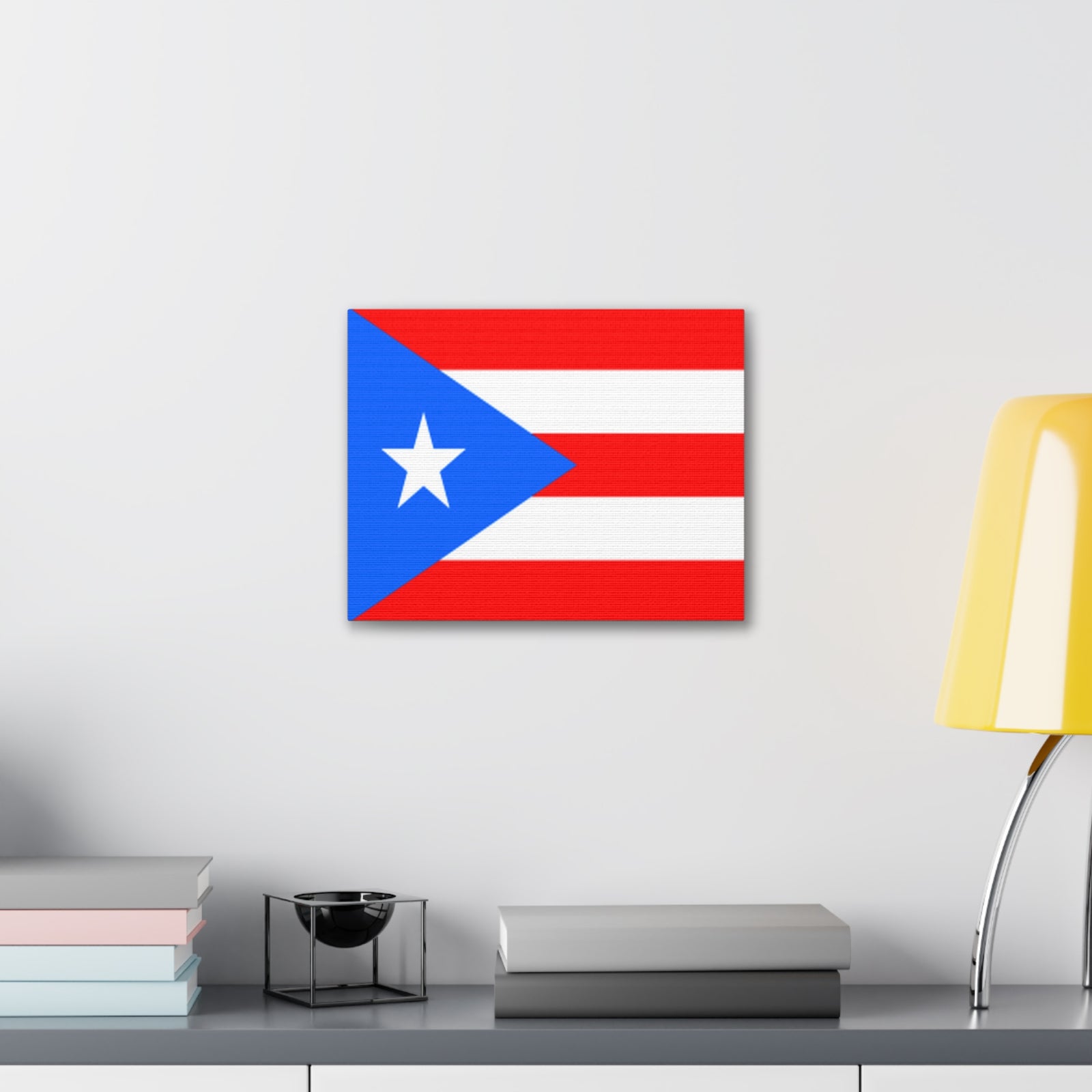 Puerto Rico Country Flag Canvas Vibrant Wall Art Unframed Home Decor-Express Your Love Gifts