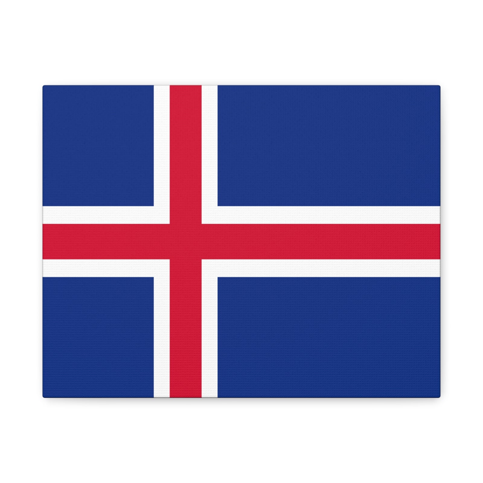 Iceland Country Flag Canvas Vibrant Wall Art Unframed Home Decor-Express Your Love Gifts