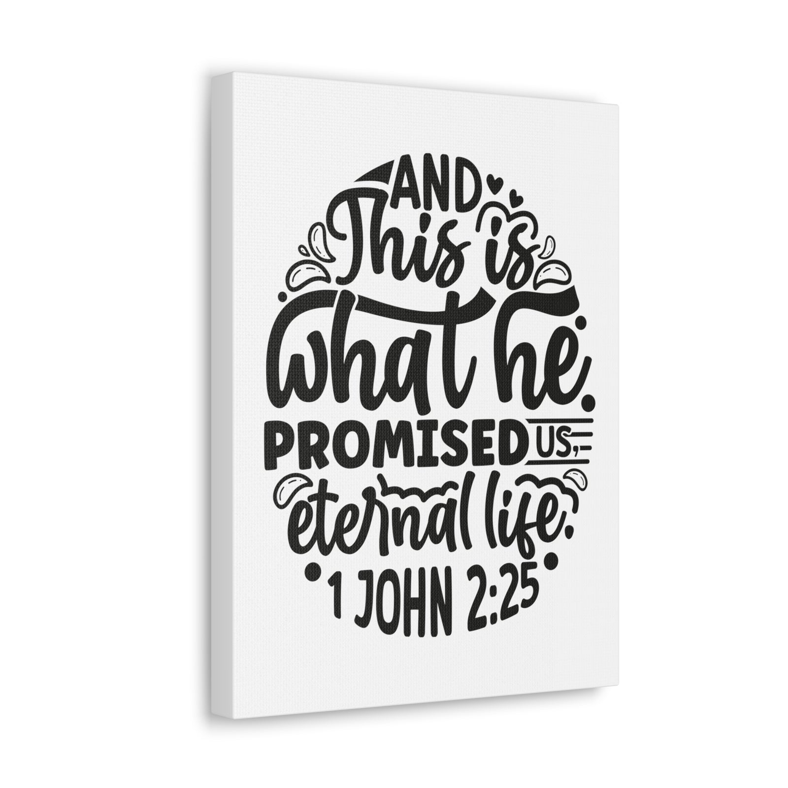 Scripture Walls Joshua 24:15 Serve The Lord Bible Verse Canvas Christian Wall Art Ready to Hang Unframed-Express Your Love Gifts