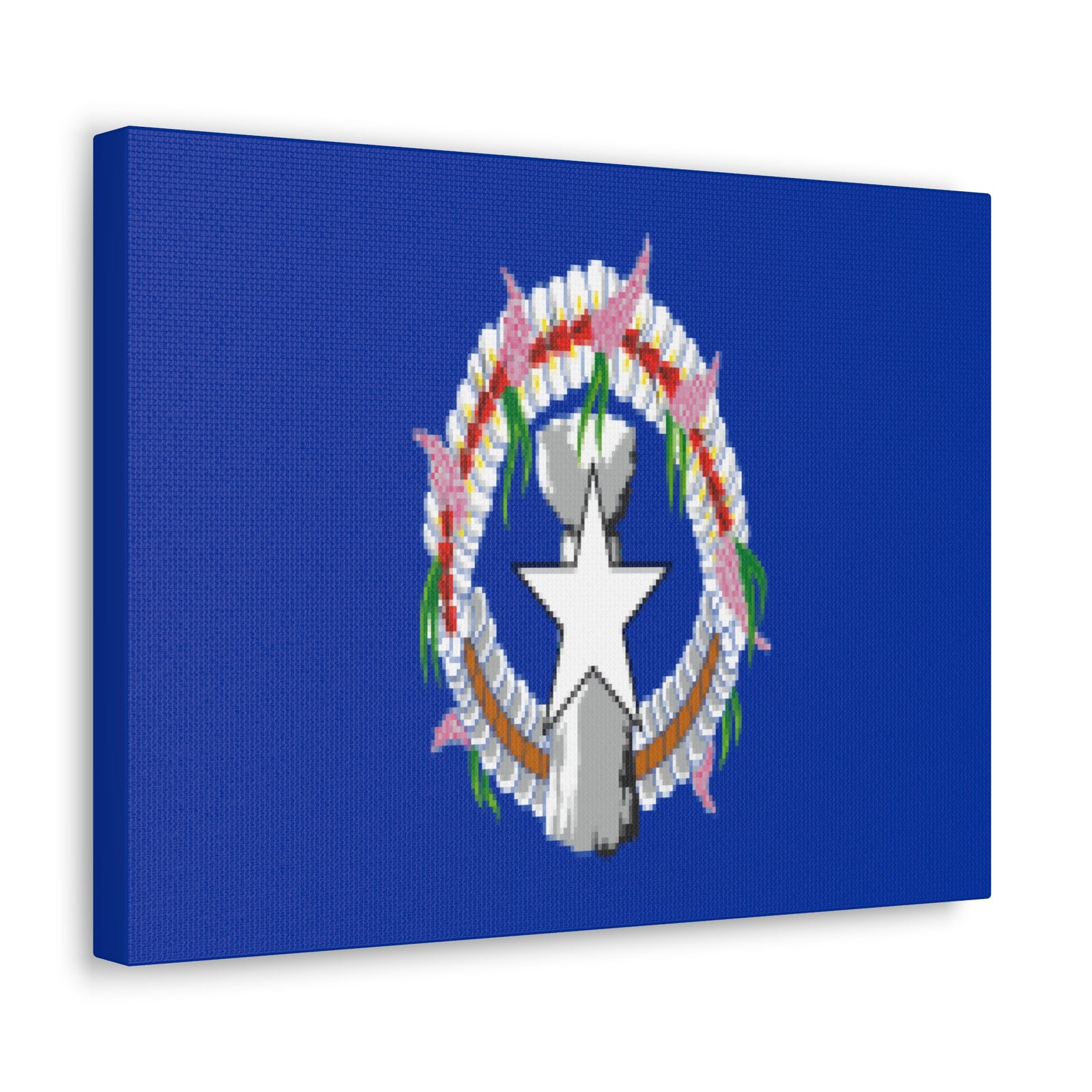 Northern Mariana Islands Country Flag Canvas Vibrant Wall Art Unframed Home Decor-Express Your Love Gifts