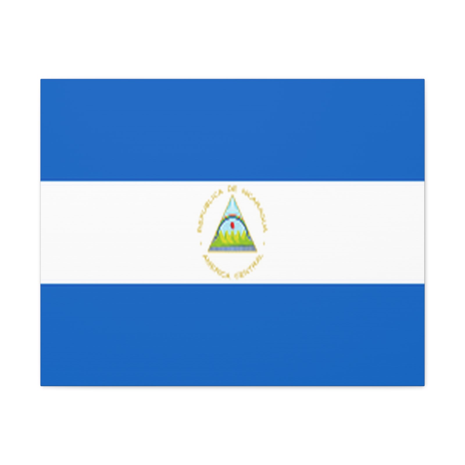 Nicaragua Country Flag Canvas Vibrant Wall Art Unframed Home Decor-Express Your Love Gifts