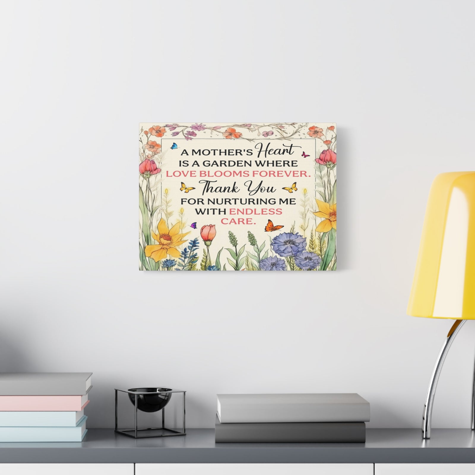 To Mom – My Nurturing Garden Canvas Wall Art-Express Your Love Gifts