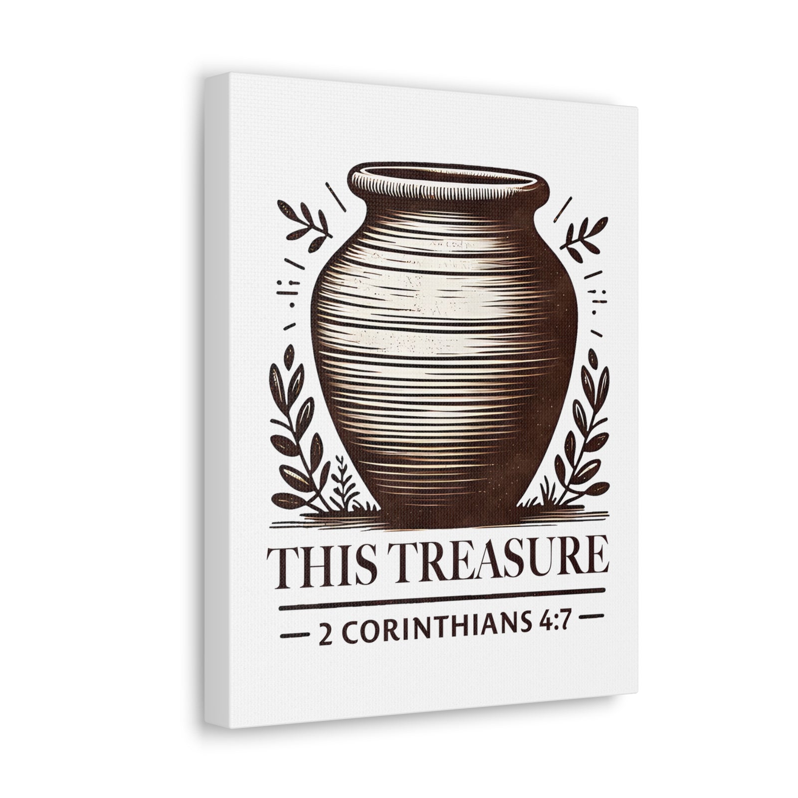 Scripture Walls 2 Corinthians 4:7 This Treasure Bible Verse Canvas Christian Wall Art Ready to Hang Unframed-Express Your Love Gifts