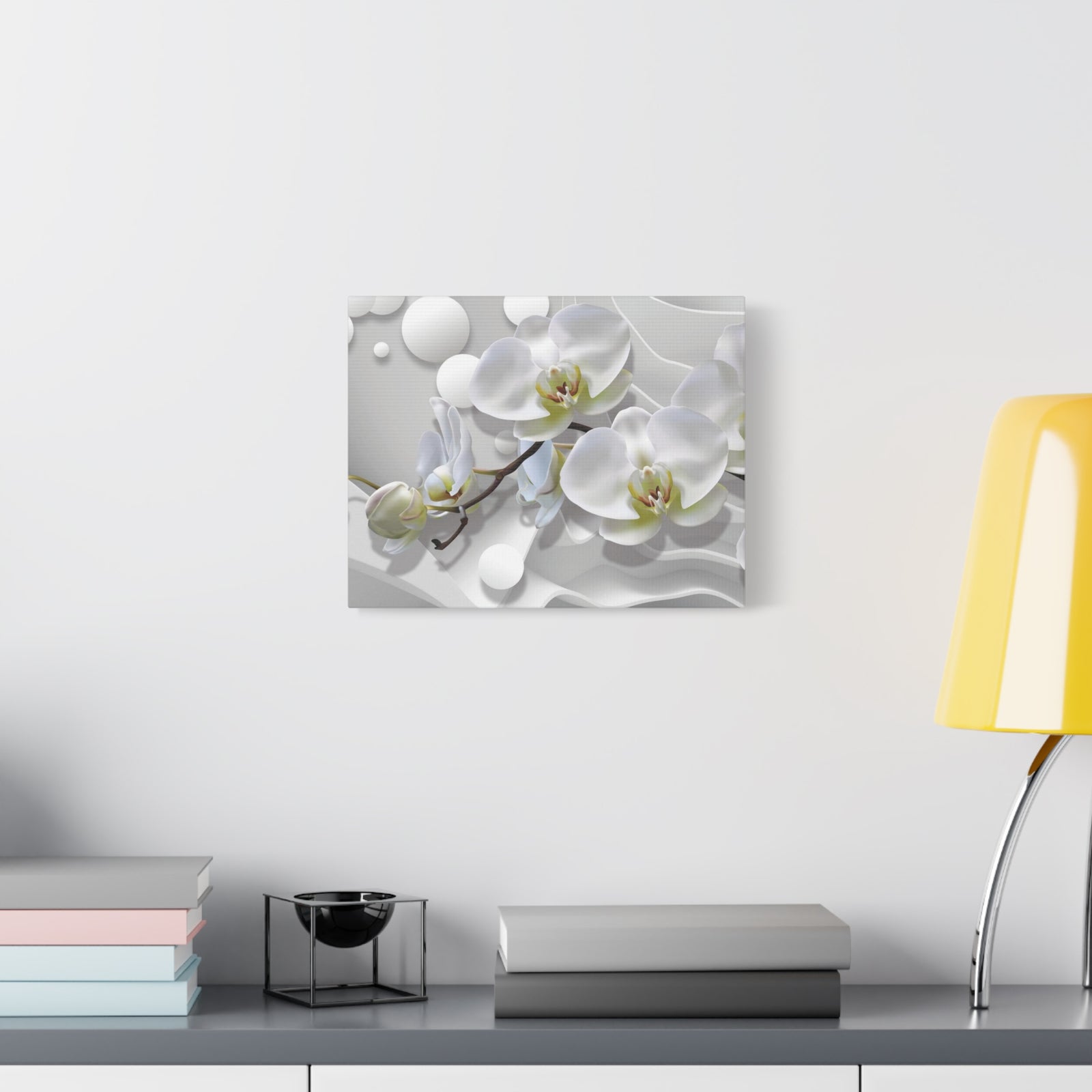 Bouquet of Orchids Flower Canvas Wall Art for Home Decor Ready-to-Hang-Express Your Love Gifts