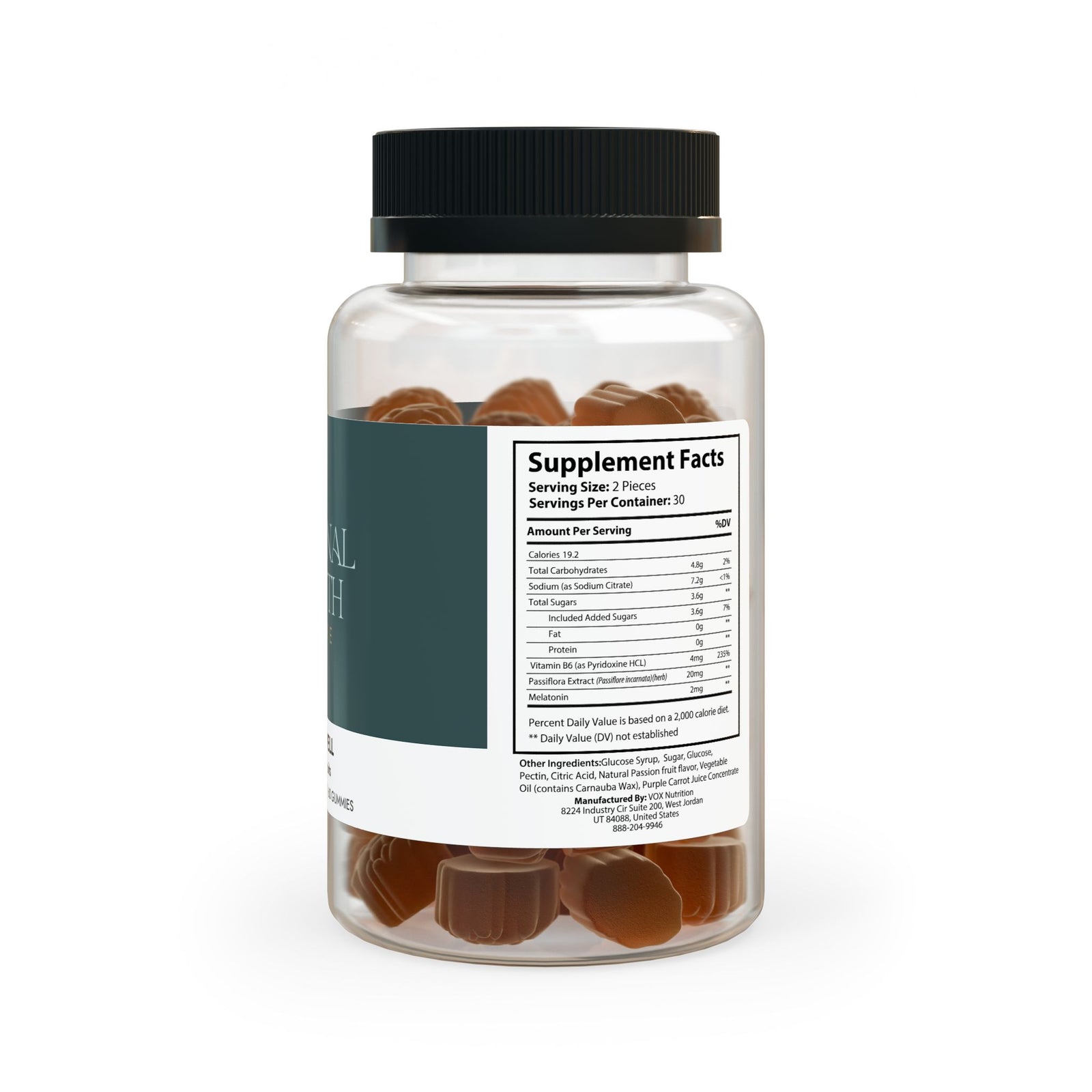 Sleep Well Gummies – Supports Sleep & Healthy Circadian Rhythms – Multi-Fruit Flavor, Non-GMO (60 Gummies)-Express Your Love Gifts