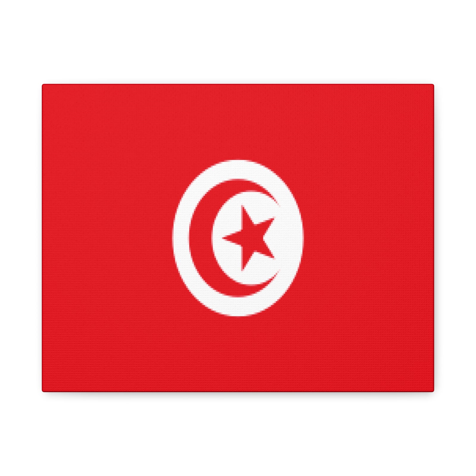 Tunisia Country Flag Canvas Vibrant Wall Art Unframed Home Decor-Express Your Love Gifts