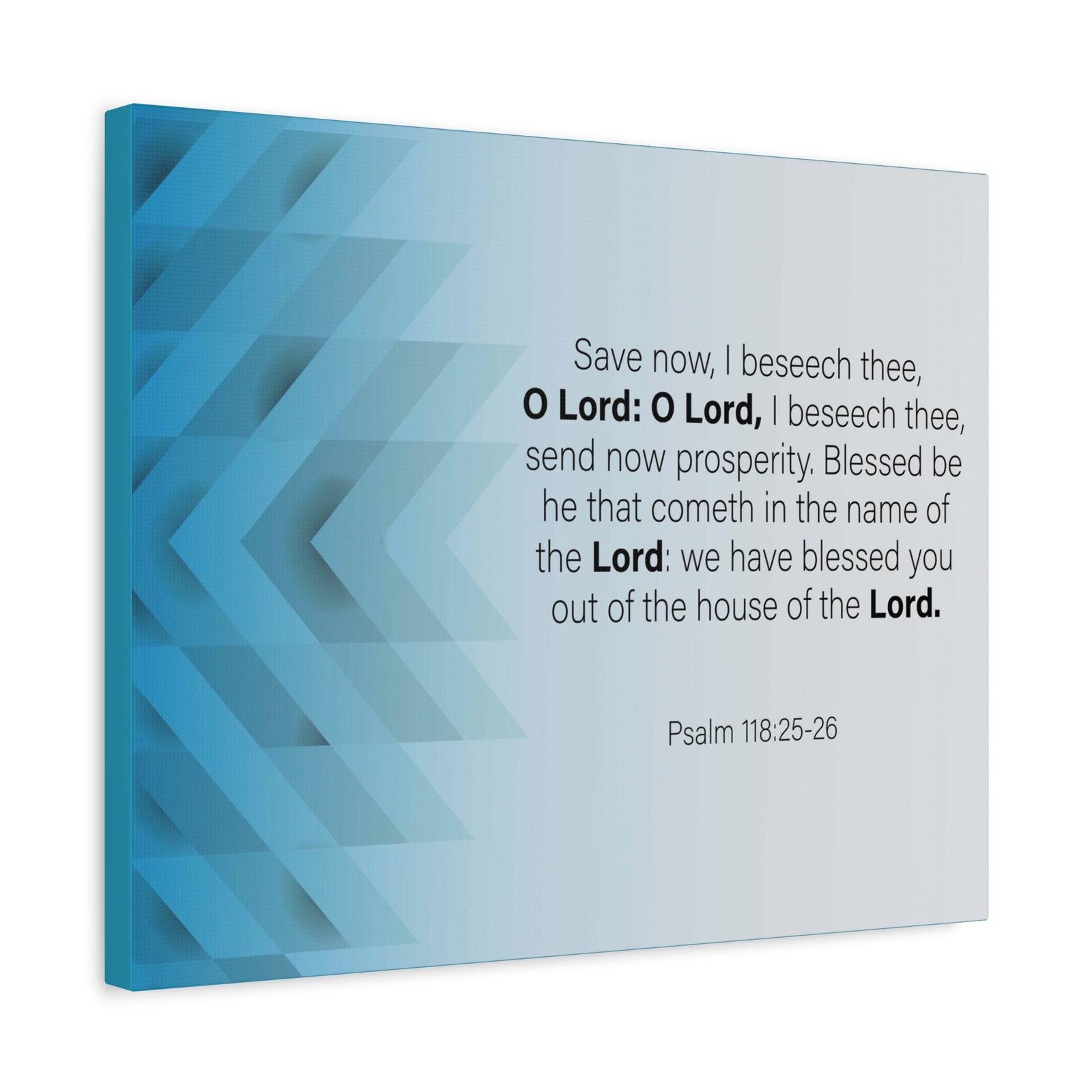 Bible Verse Canvas Save Now Psalm 118:25-26 Wall Art Christian Home Decor-Express Your Love Gifts